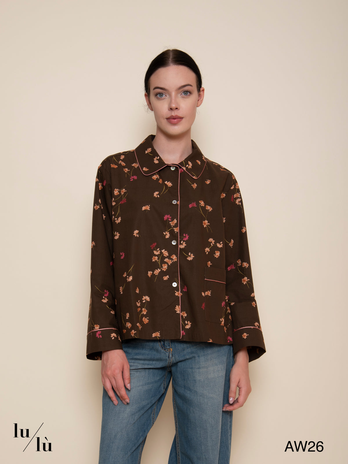 Ella - Blusa floreale in cotone