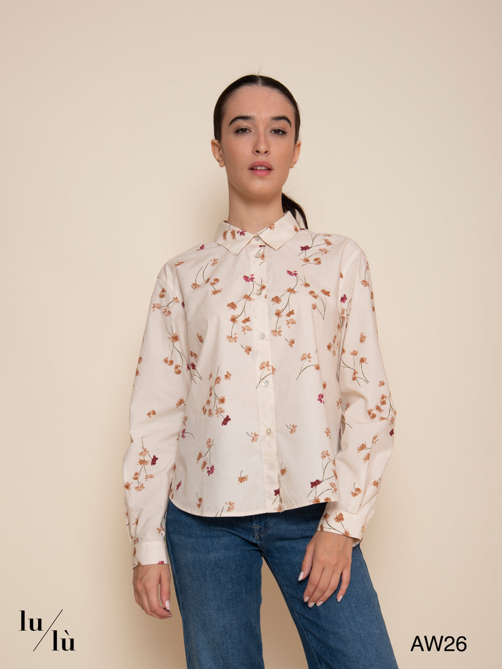 Mia - Blusa floreale in cotone