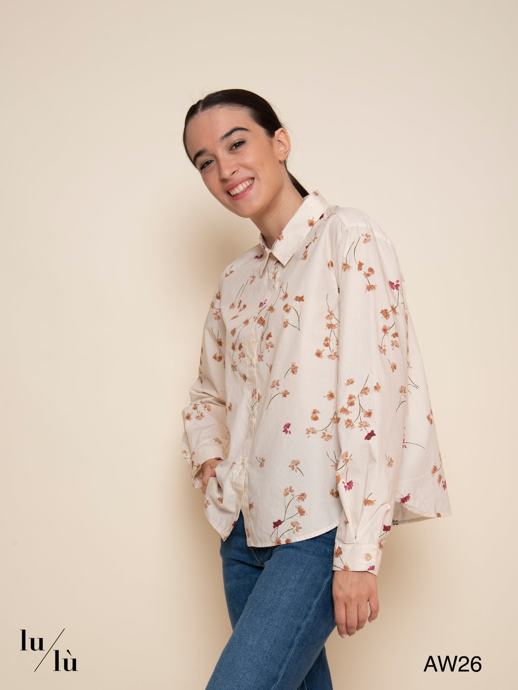Mia - Blusa floreale in cotone