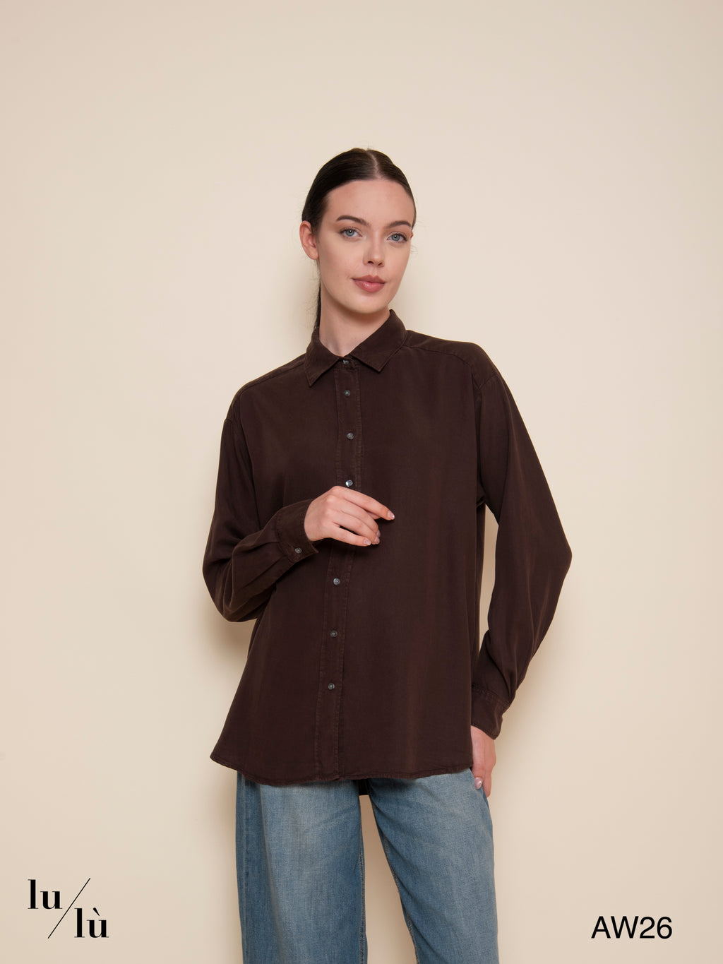 Cinema - Camicia fluida in lyocell