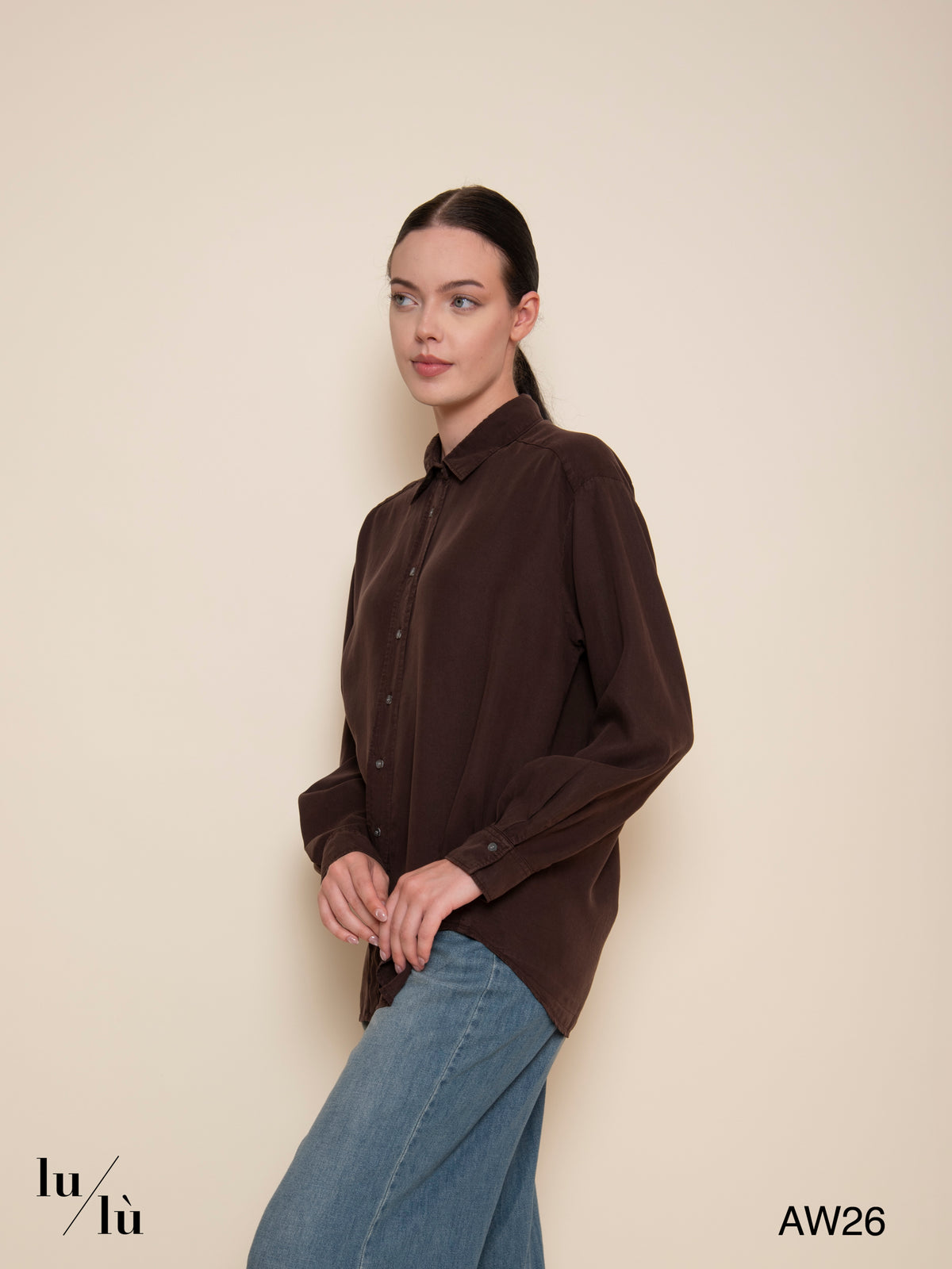 Cinema - Camicia fluida in lyocell