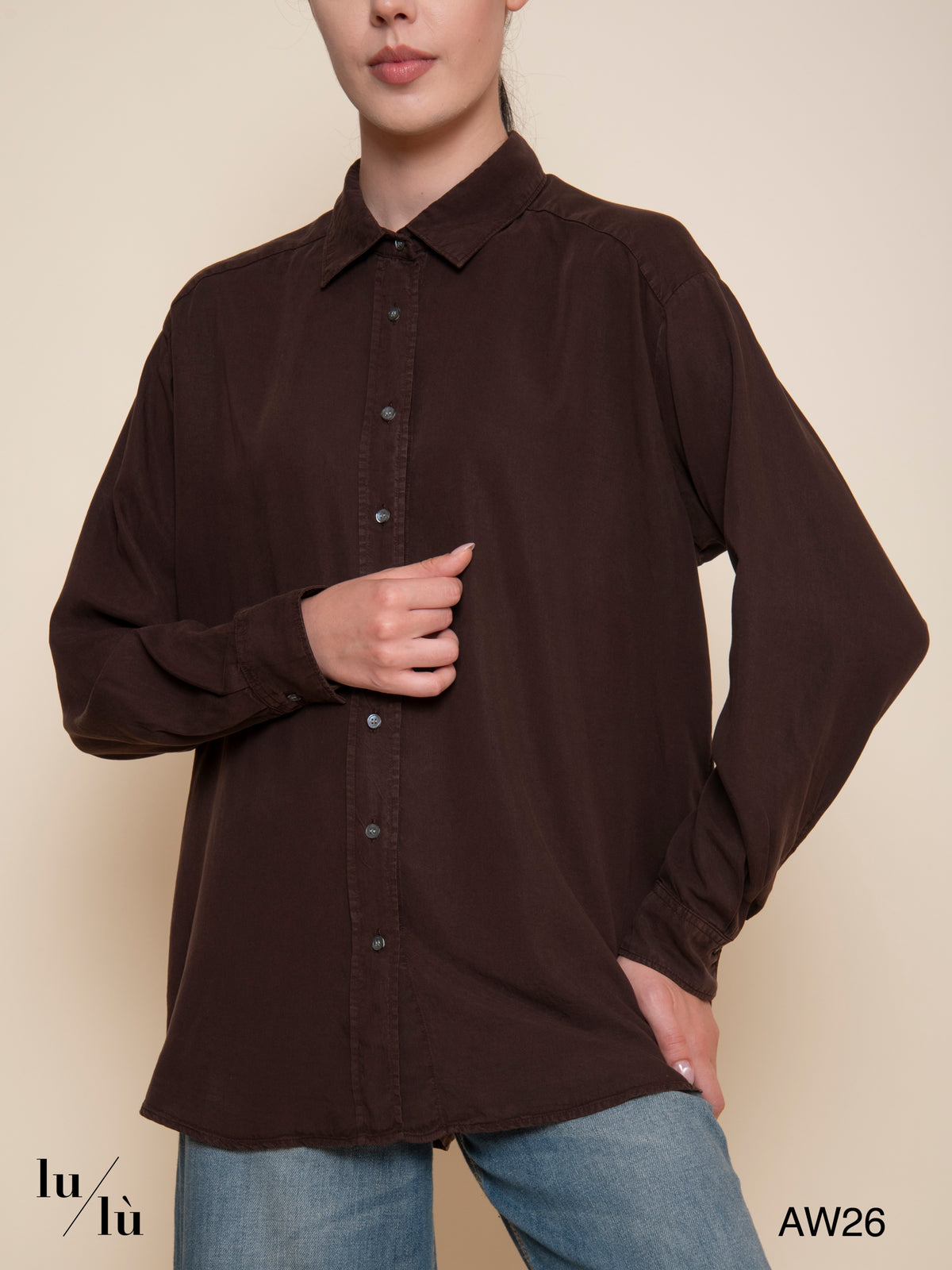 Cinema - Camicia fluida in lyocell