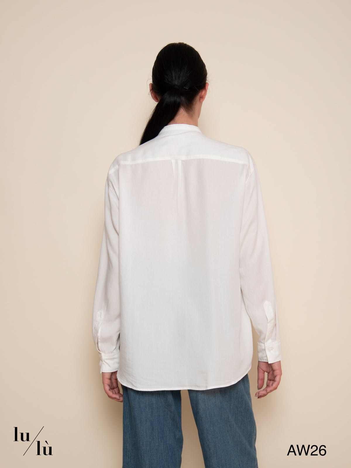 Christia - Blusa in lyocell con tasche