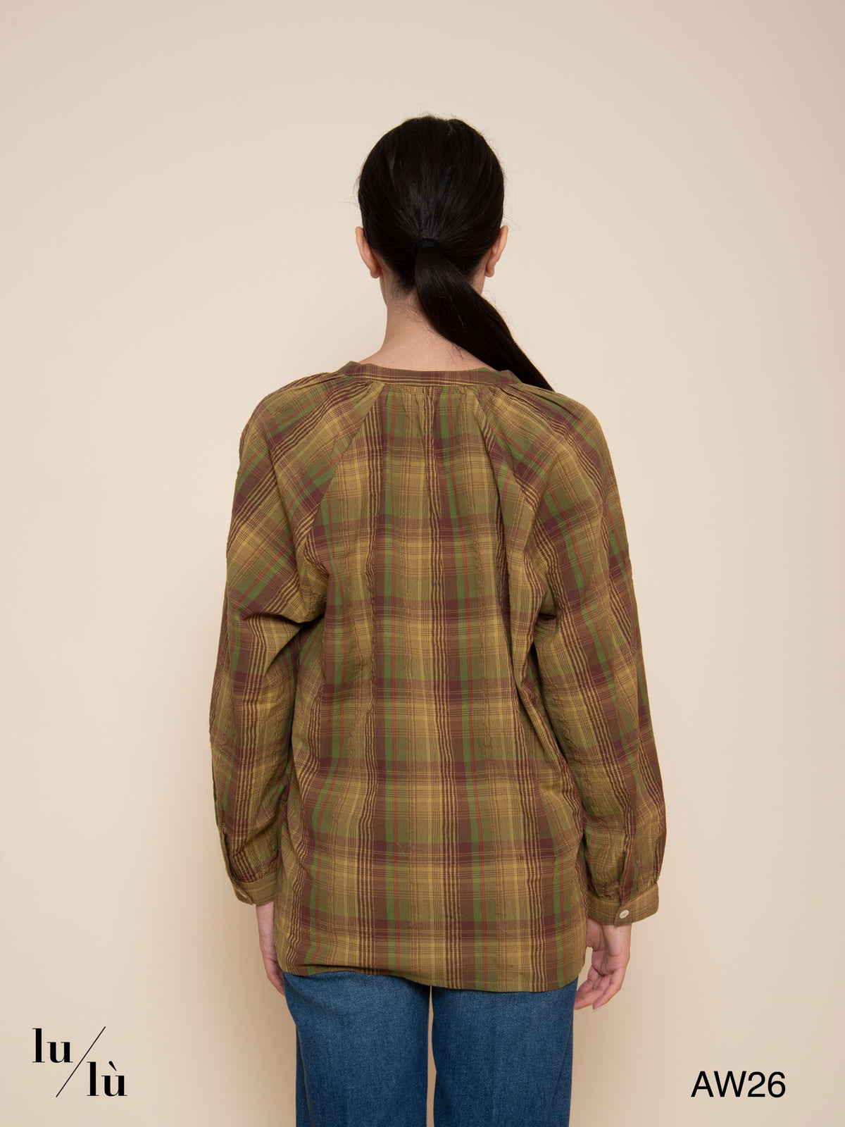 Hazel - Blusa a quadri in cotone