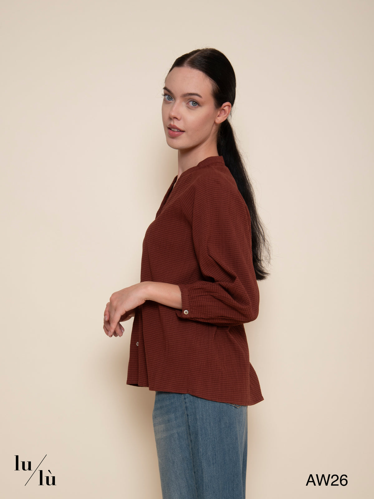 Penelope - Blusa in cotone e viscosa
