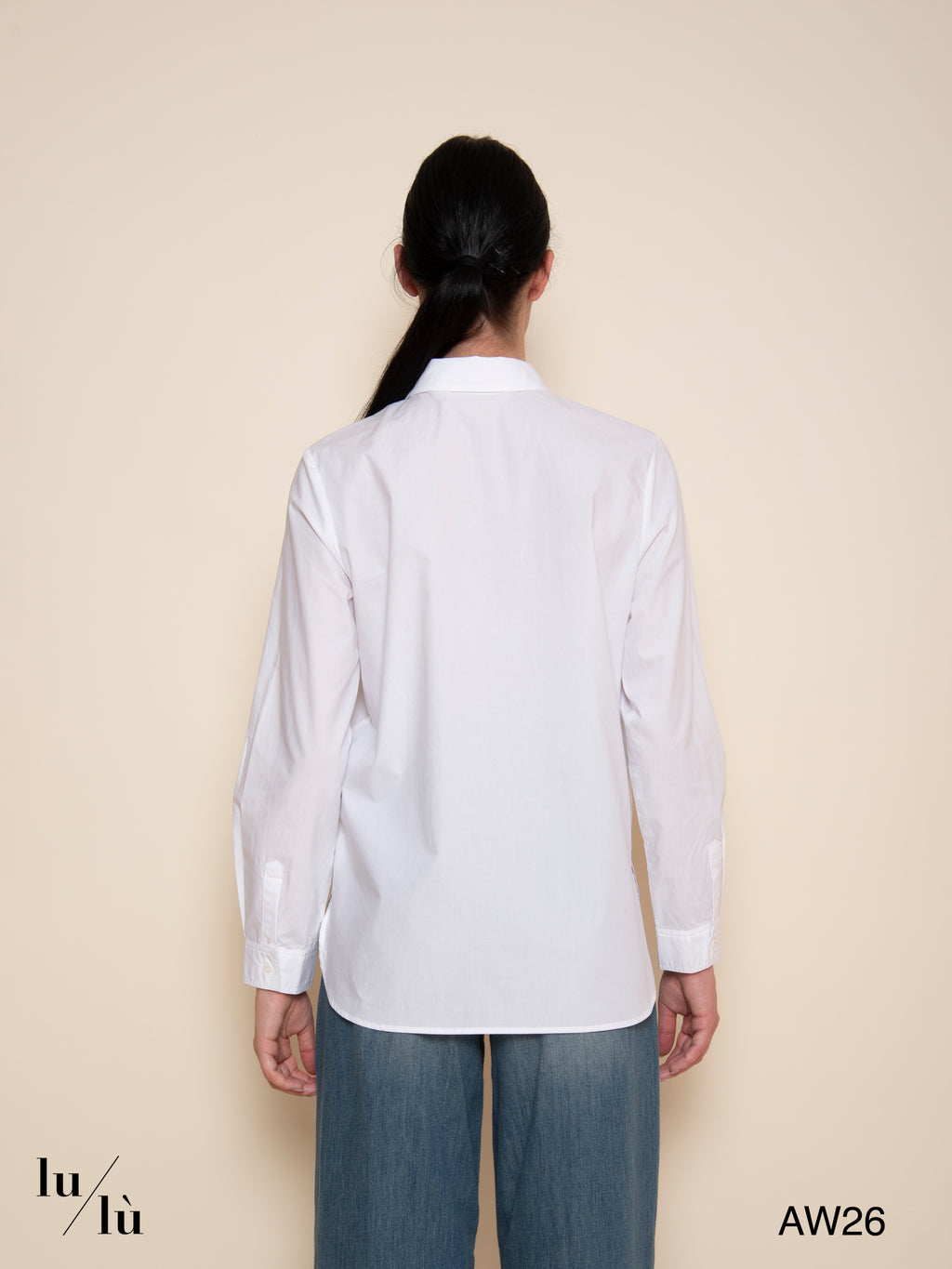 Crystal - Camicia bianca in popeline