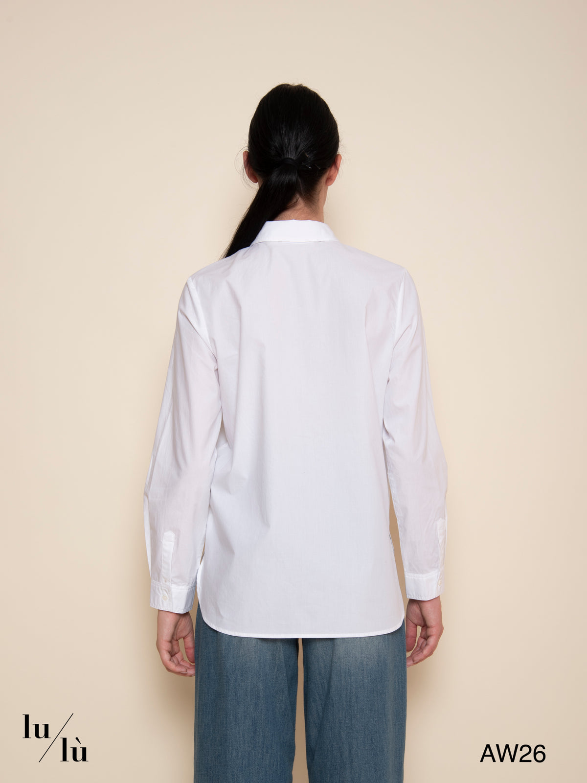 Crystal - Camicia bianca in popeline