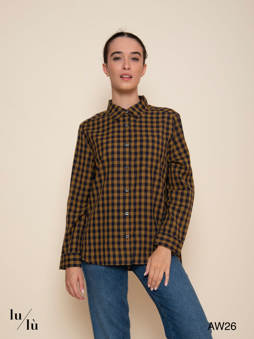 Rubino - Camicia a quadri Vichy