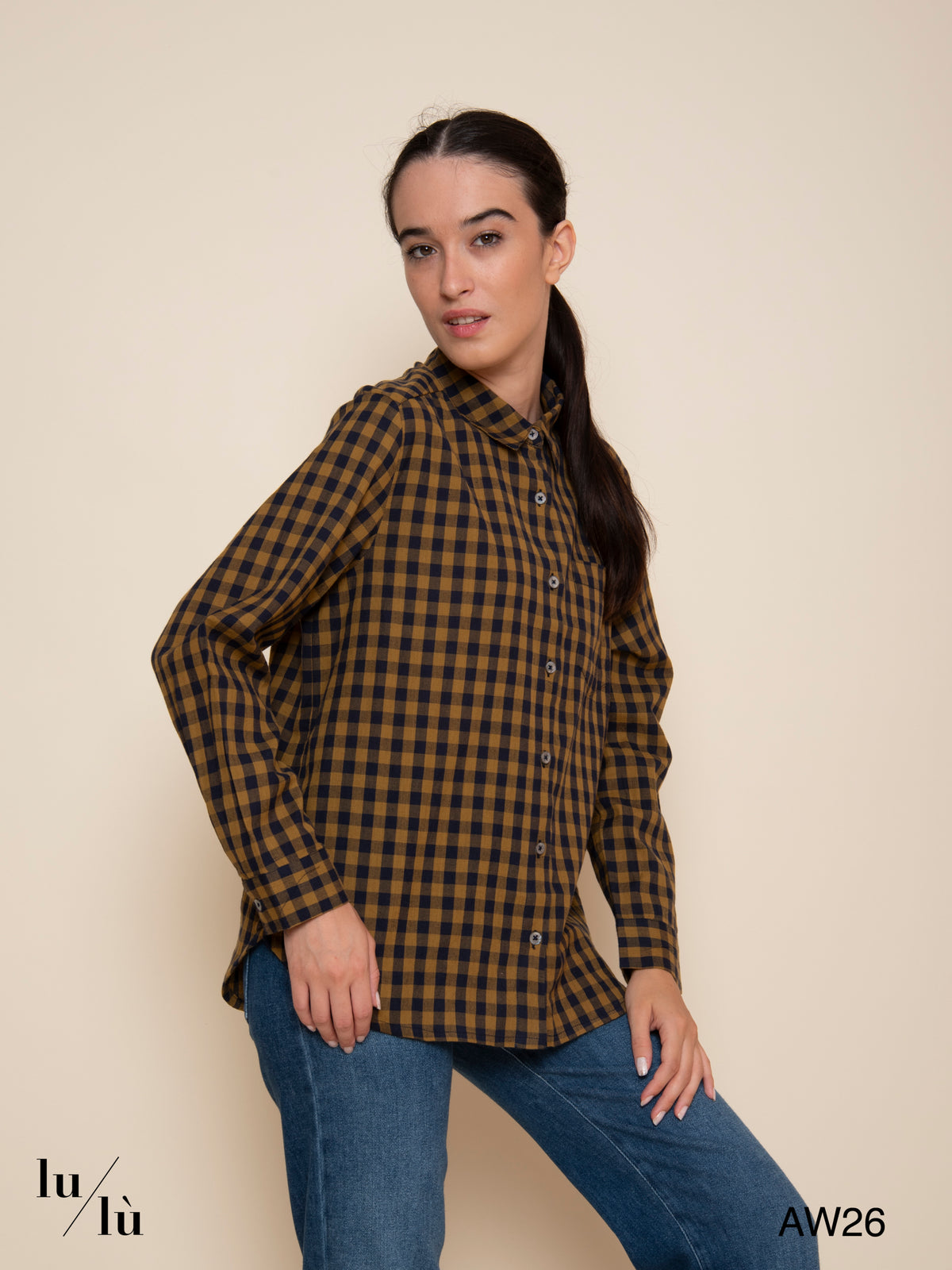 Rubino - Camicia a quadri Vichy