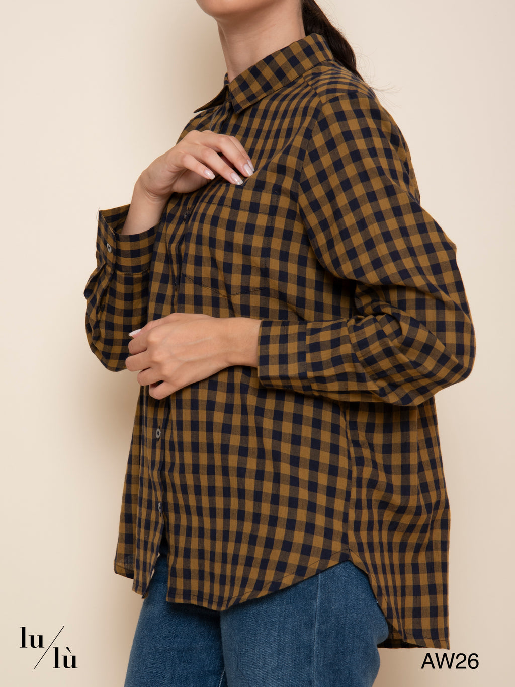 Rubino - Camicia a quadri Vichy