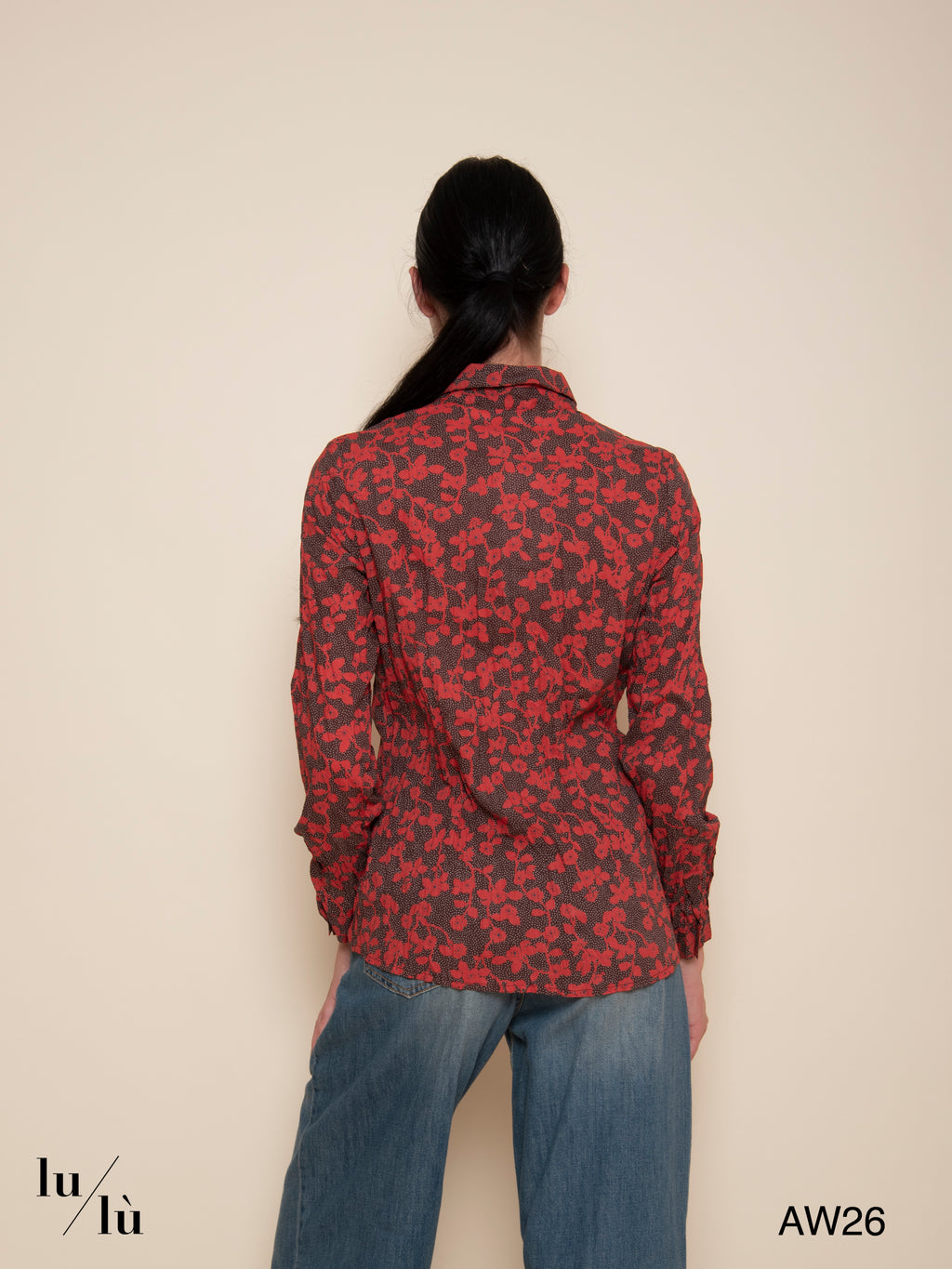 Uma - Camicia in cotone sostenibile stampa floreale