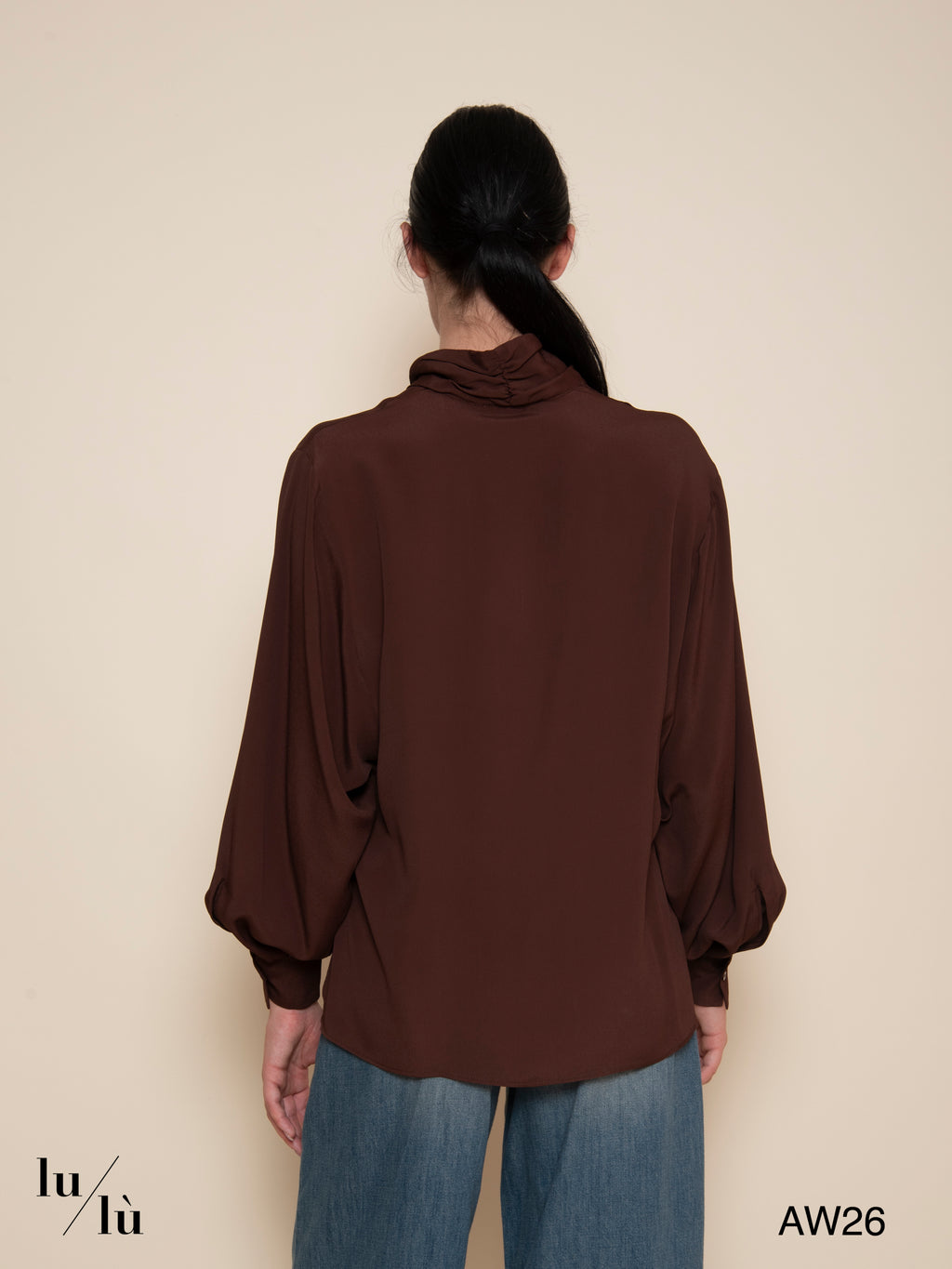 Margareth - Blusa in acetato e seta