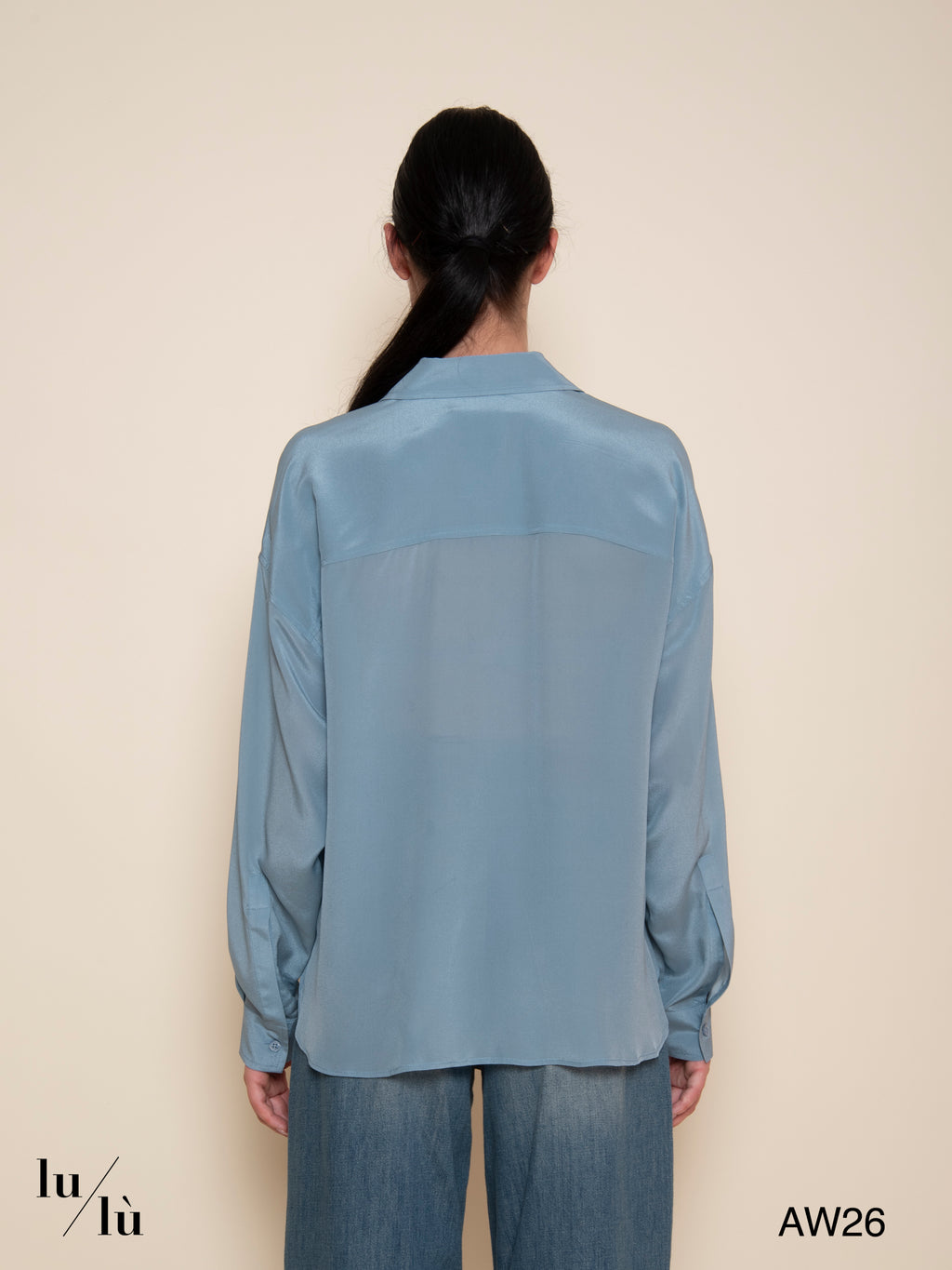 Pitanga - Camicia in Crêpe de Chine di Seta