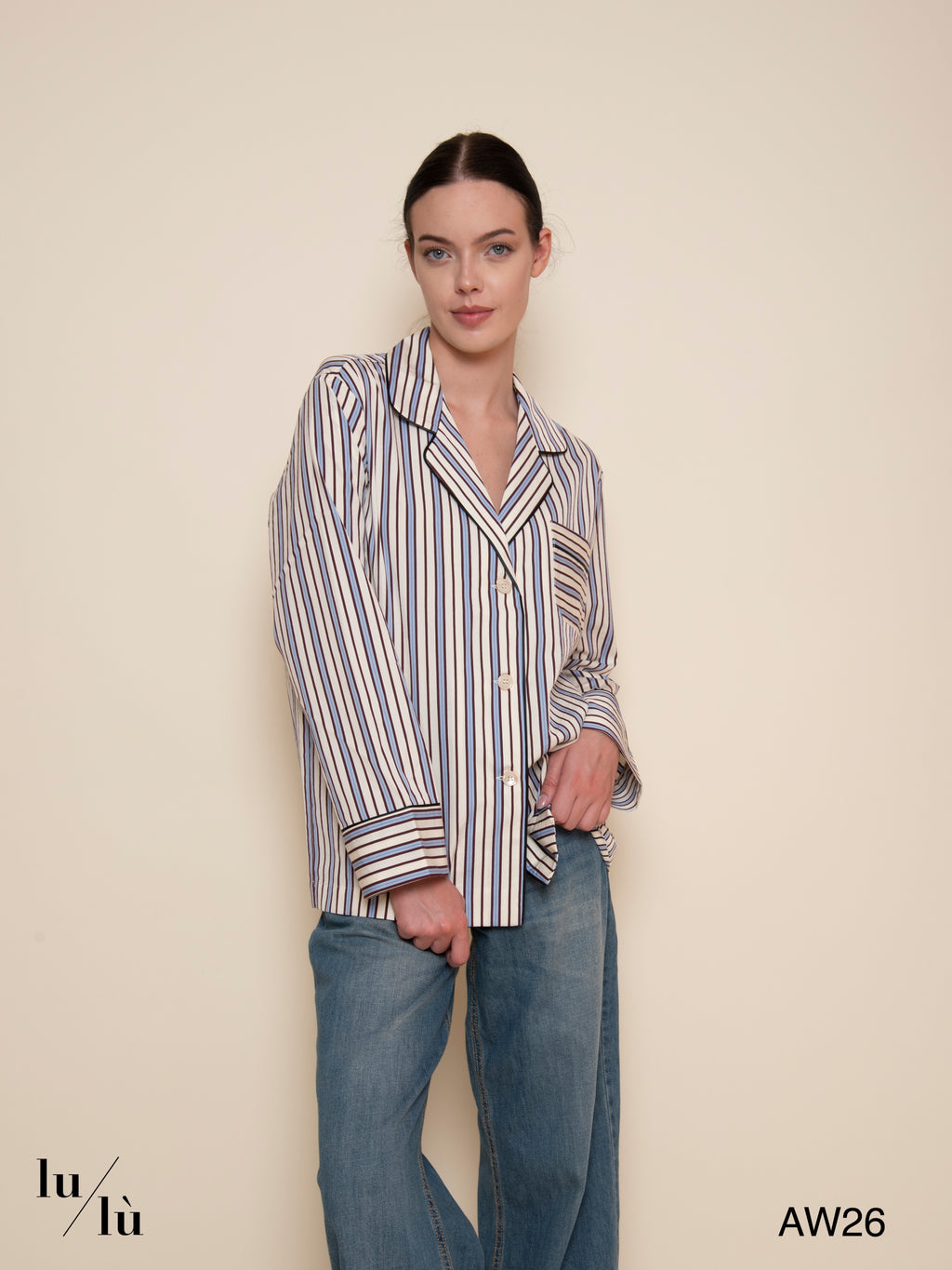 Lilith - Camicia a righe in cotone