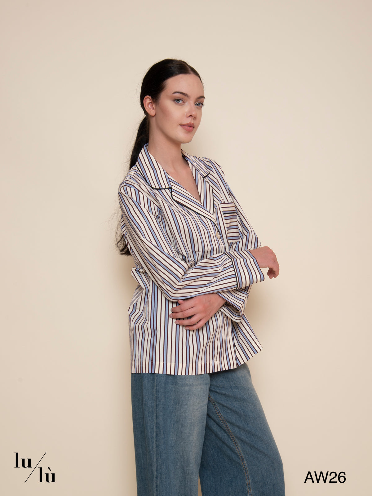 Lilith - Camicia a righe in cotone