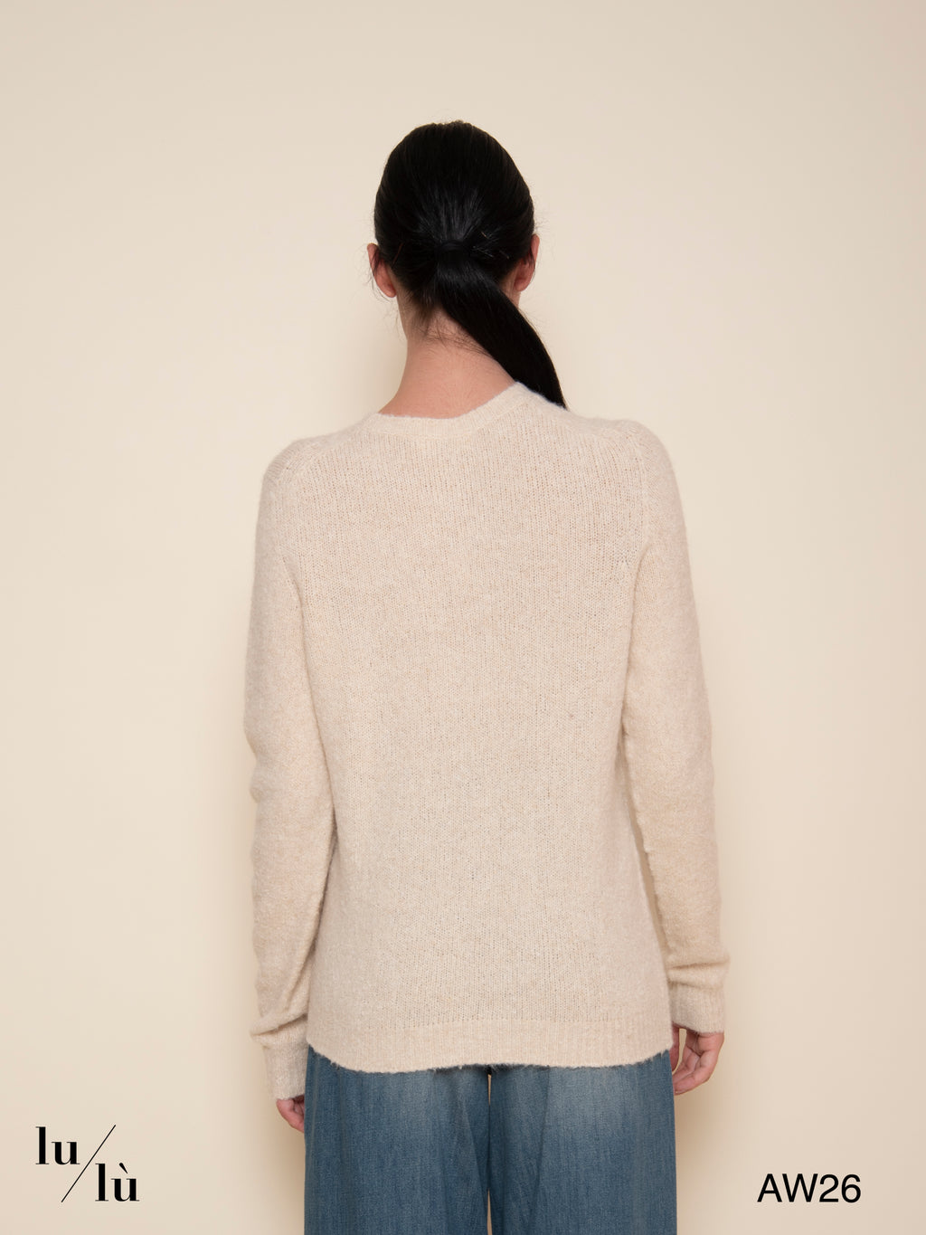 Dana - Maglia girocollo in alpaca