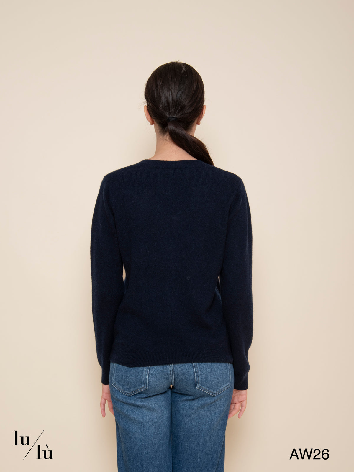 Ayla Blue - Maglia in 100% cashmere