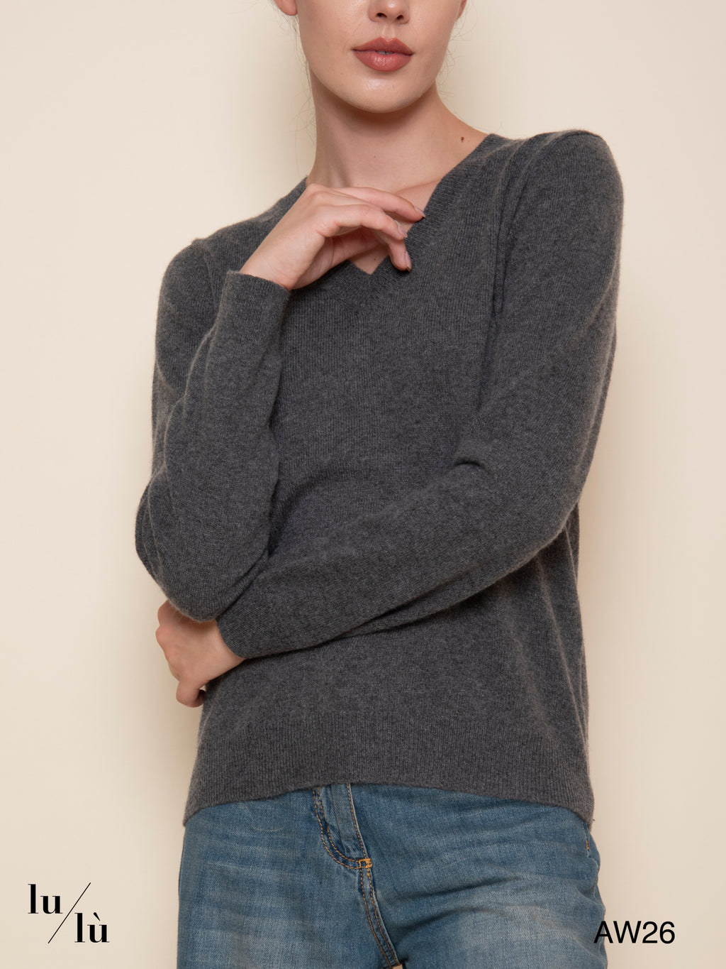 Ayla Grey - Maglia in 100% cashmere