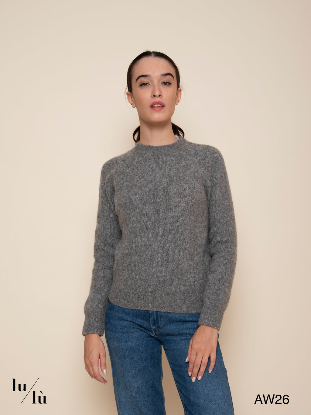Simone - Maglia girocollo in lana d’agnello