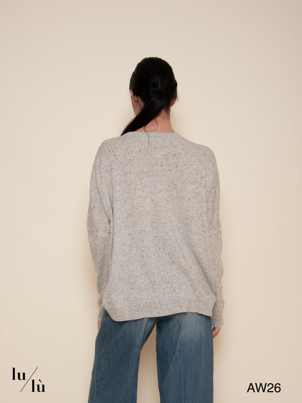 Alide - Maglia girocollo in lana e cashmere