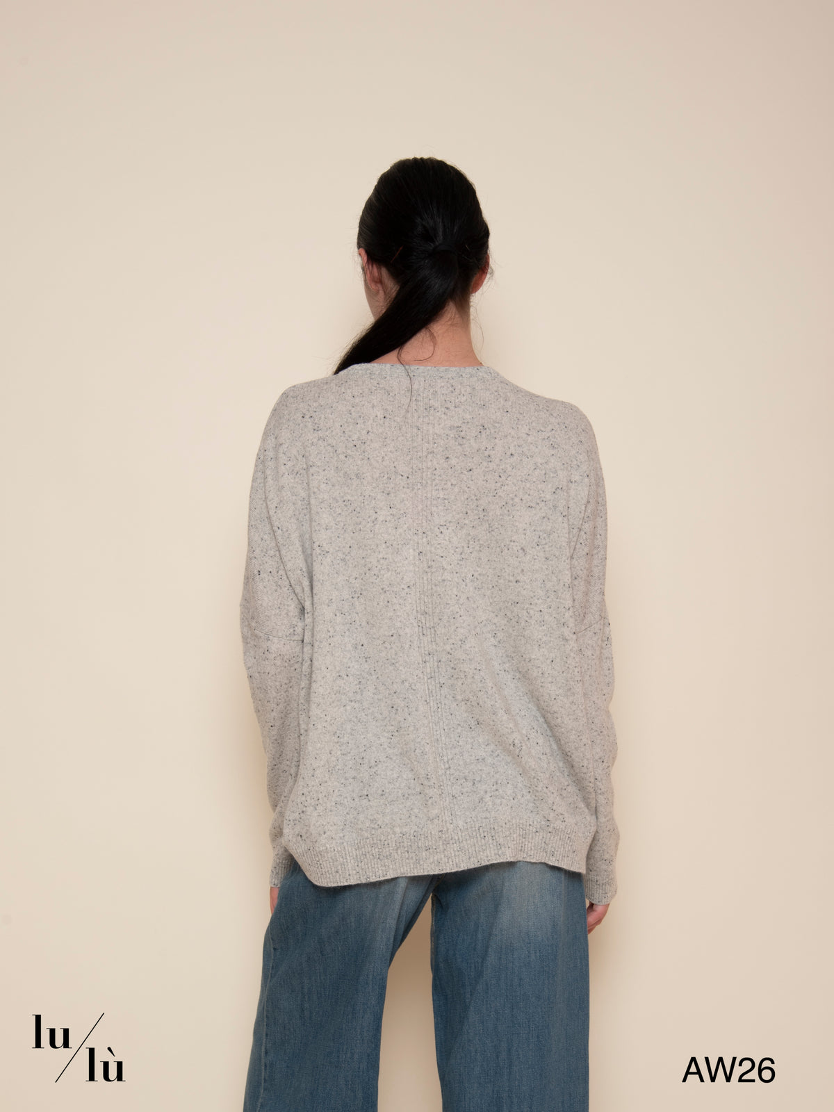 Alide - Maglia girocollo in lana e cashmere
