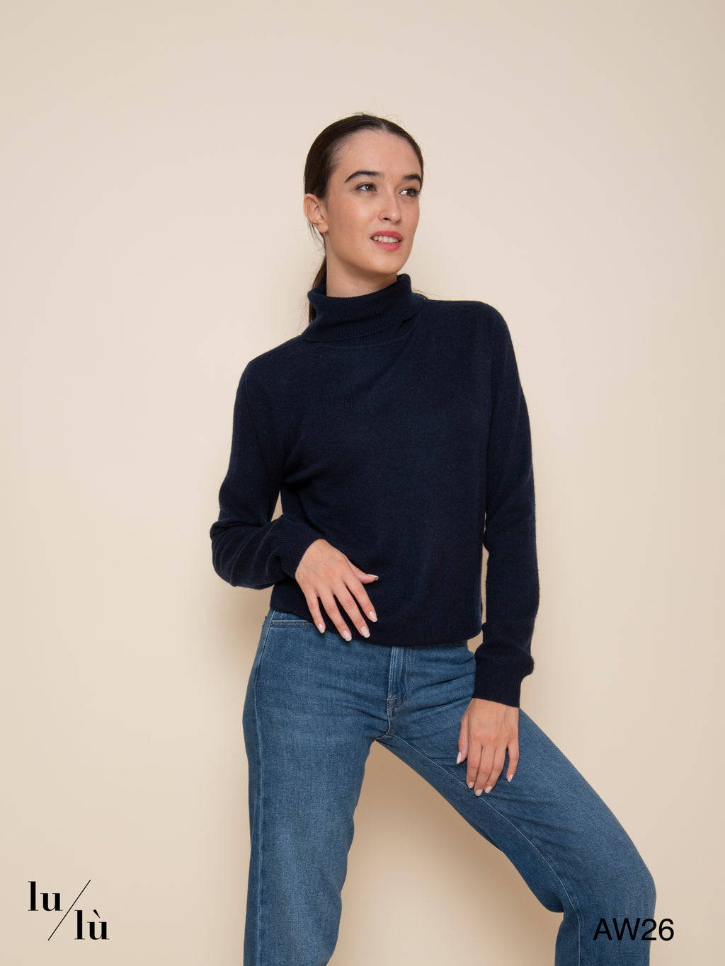 Themys Blue - Maglione 100% cashmere