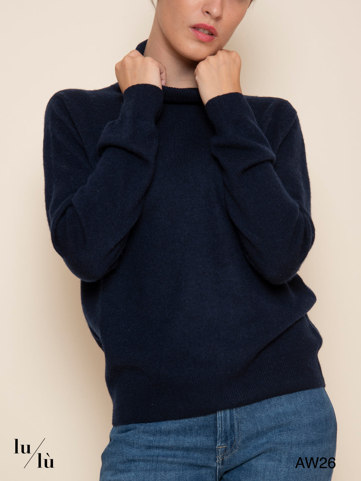Themys Blue - Maglione 100% cashmere