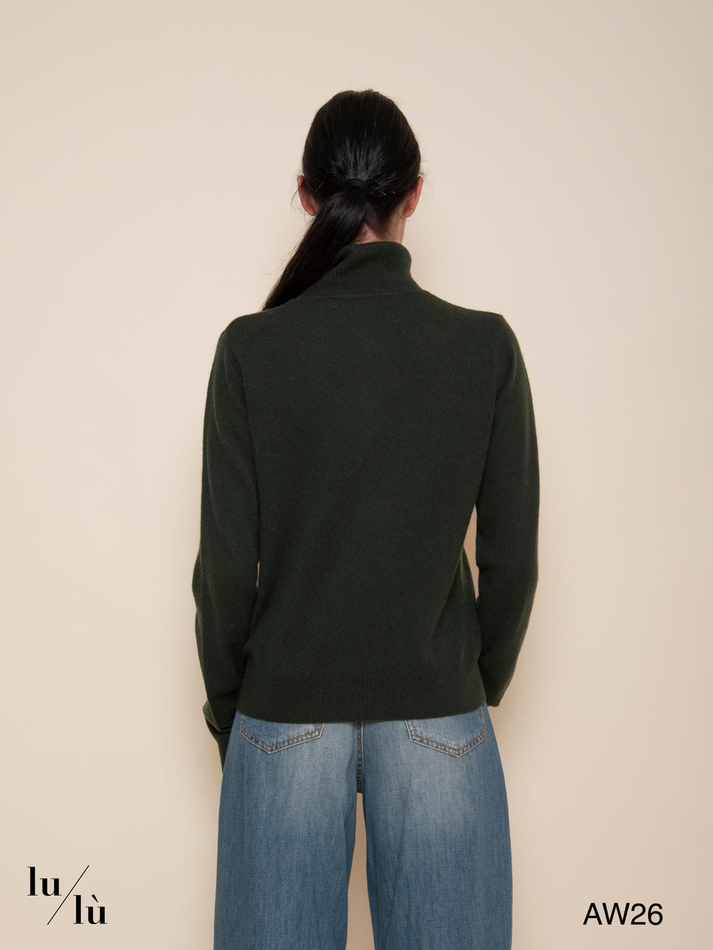 Themys Dark Artichoke - Maglione 100% cashmere