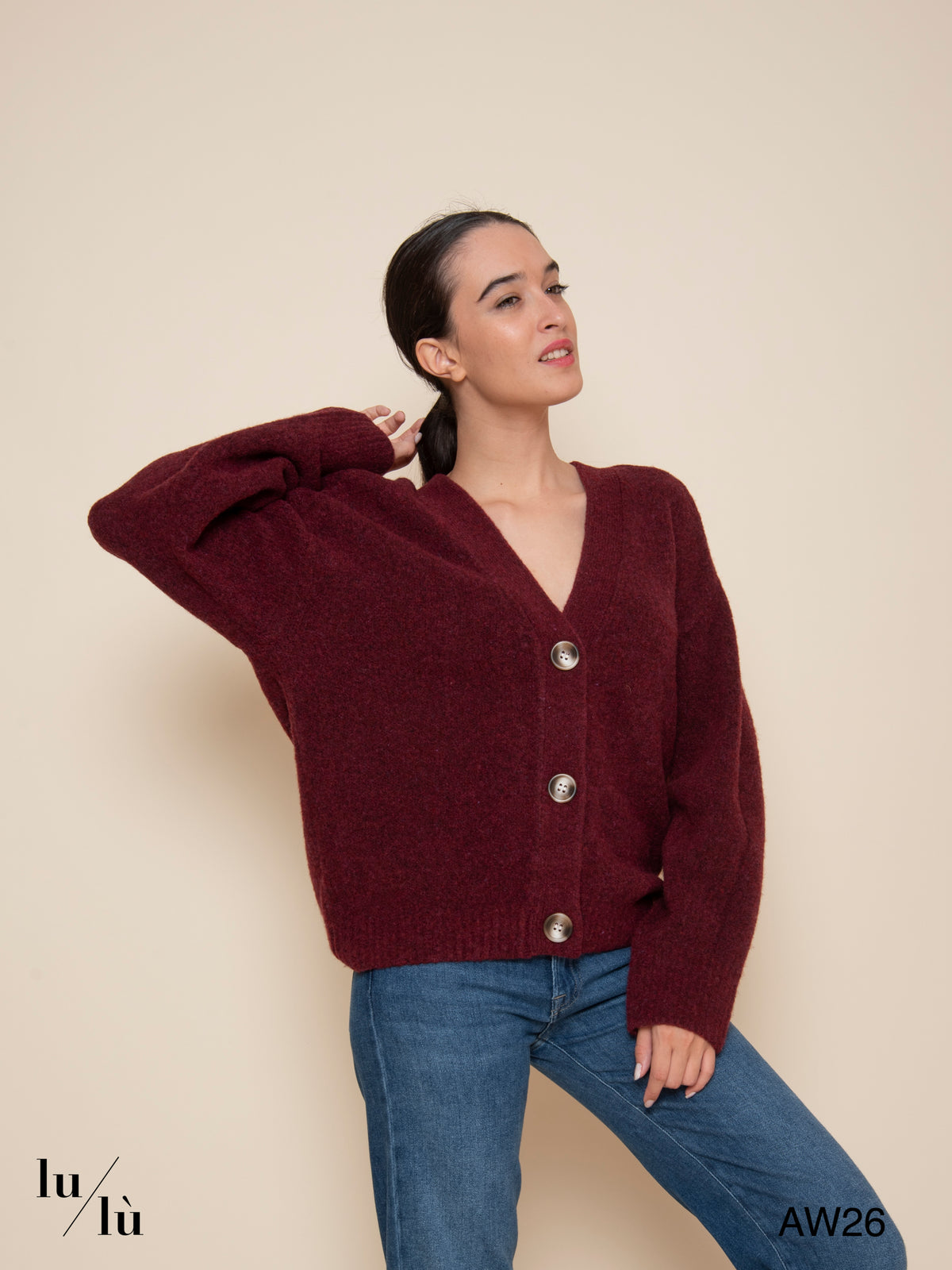 Jennifer - Cardigan in lana d’agnello