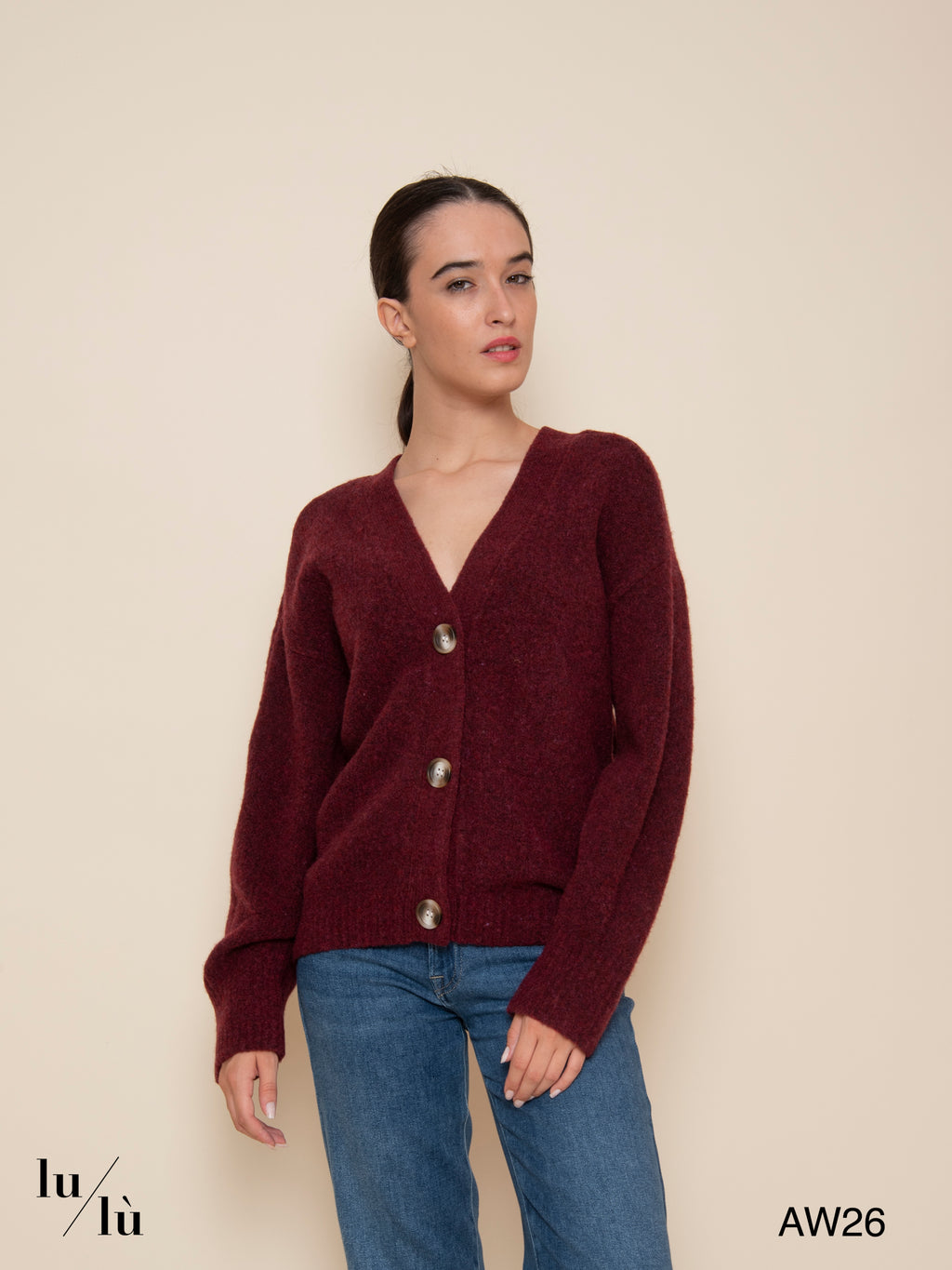 Jennifer - Cardigan in lana d’agnello