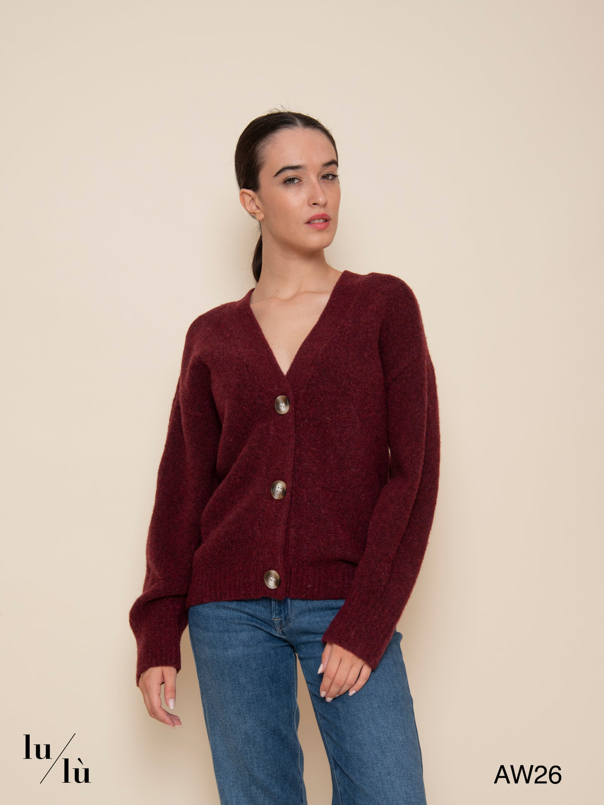 Jennifer - Cardigan in lana d’agnello