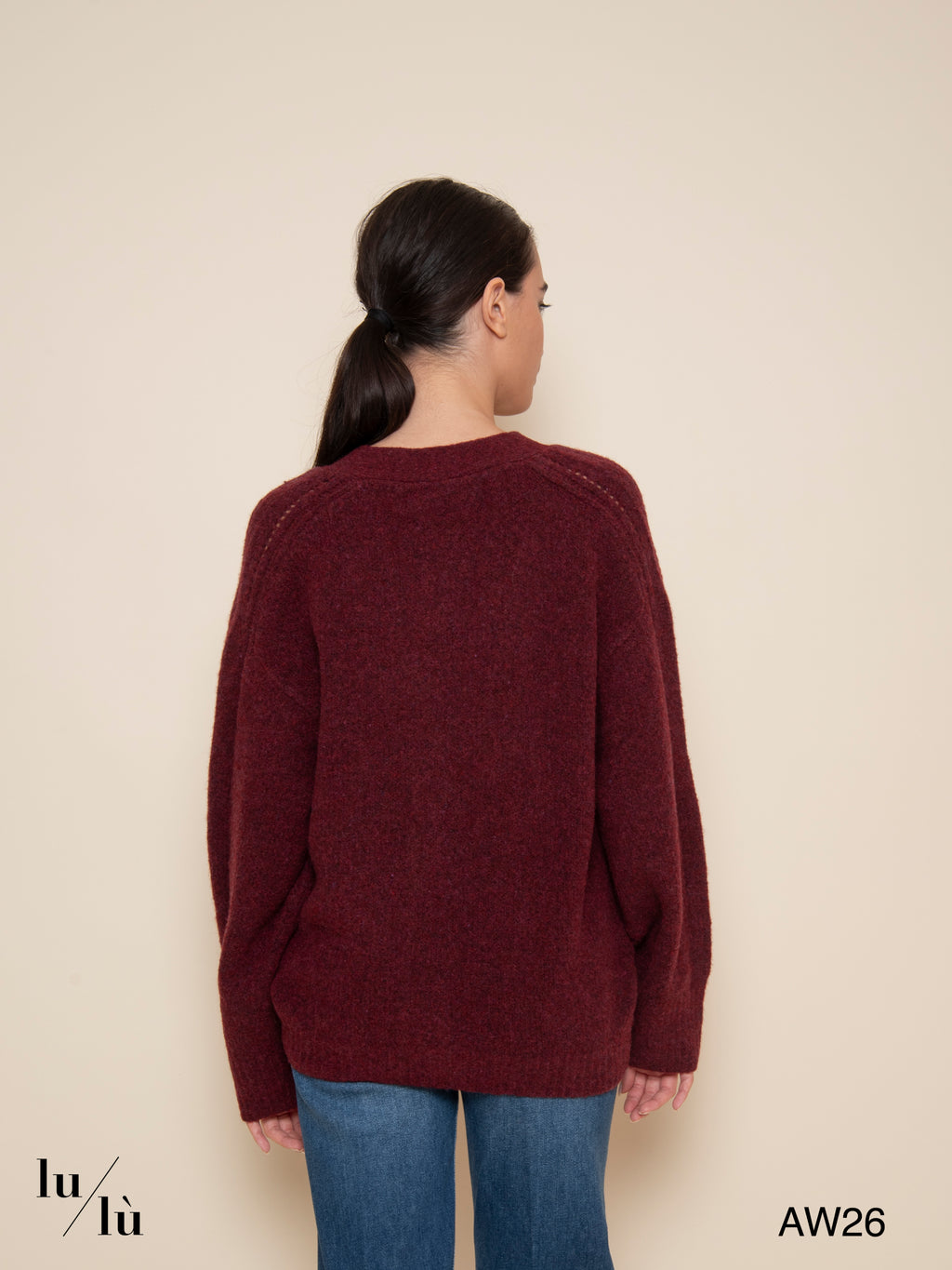 Jennifer - Cardigan in lana d’agnello