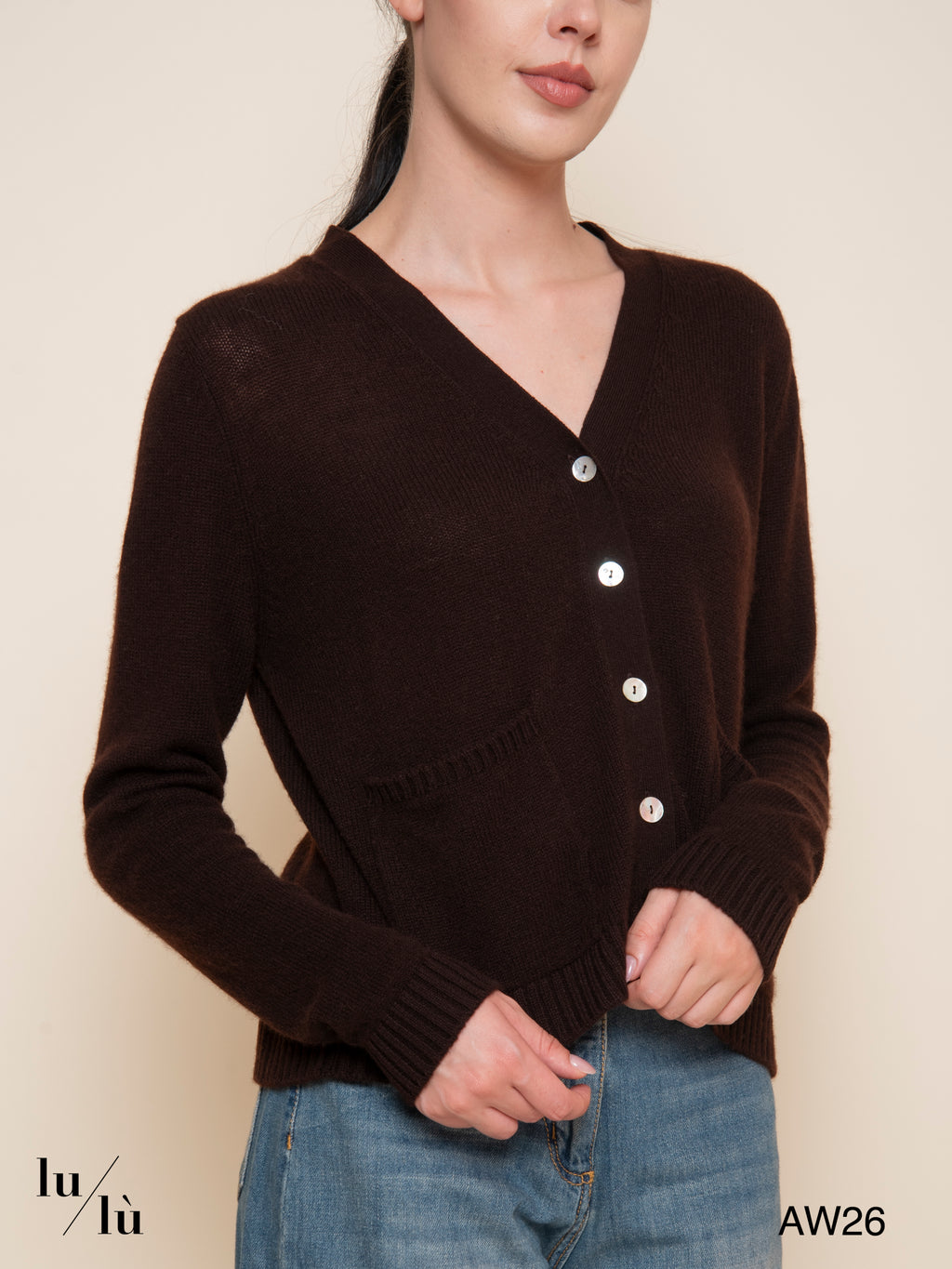 Amanda Brown - Cardigan 100% cashmere