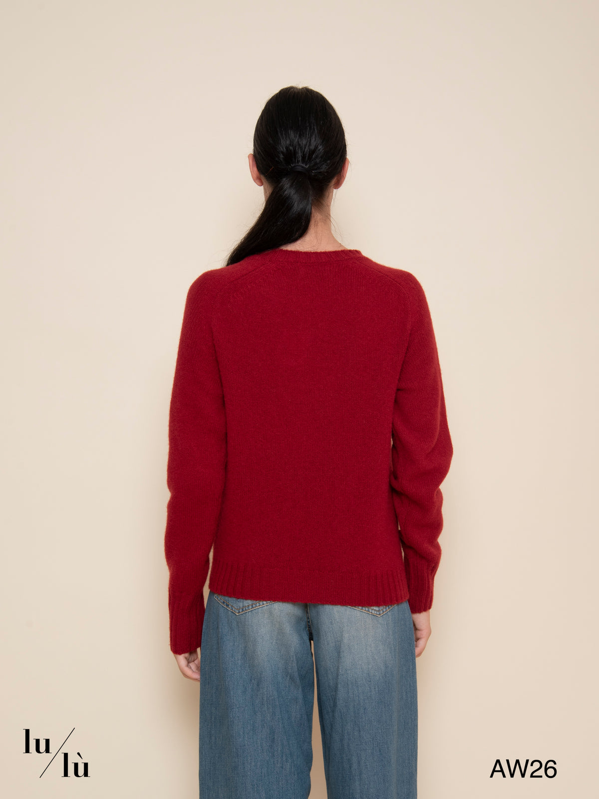 Mary - Maglia girocollo 100% lana