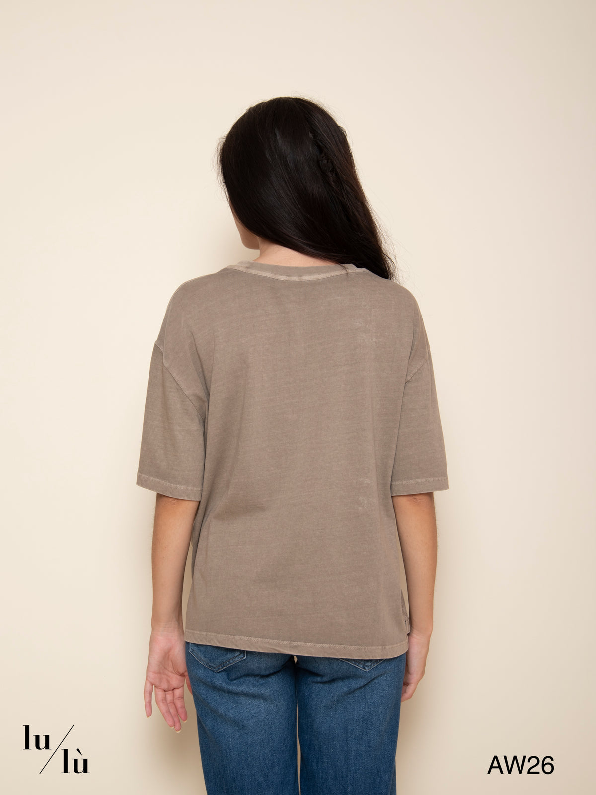 Ambre - T-shirt 100% cotone linea boxy