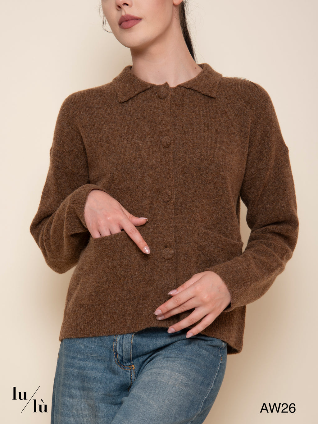 Ezra - Cardigan in lana
