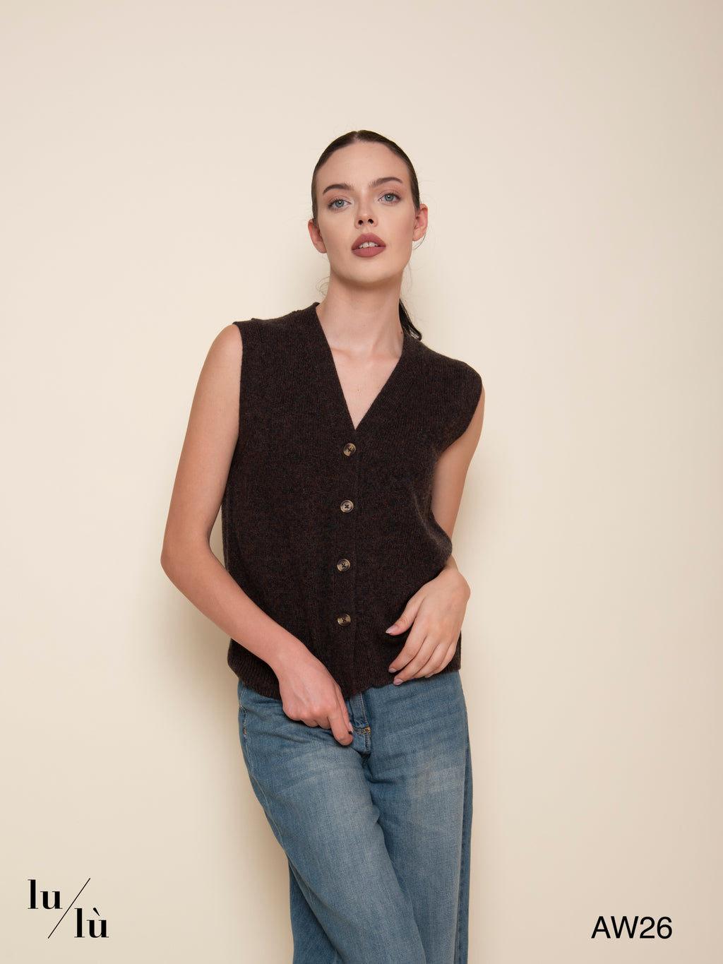 Judy - Gilet 100% lana