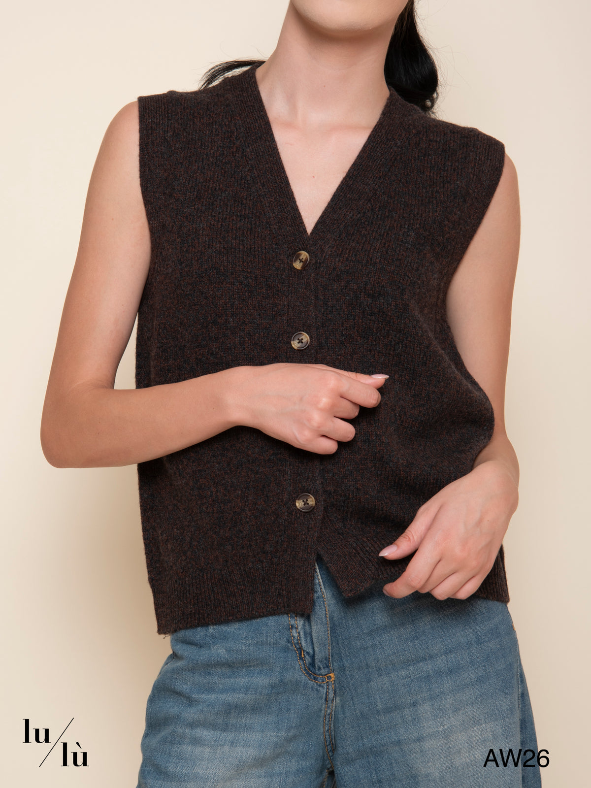 Judy - Gilet 100% lana