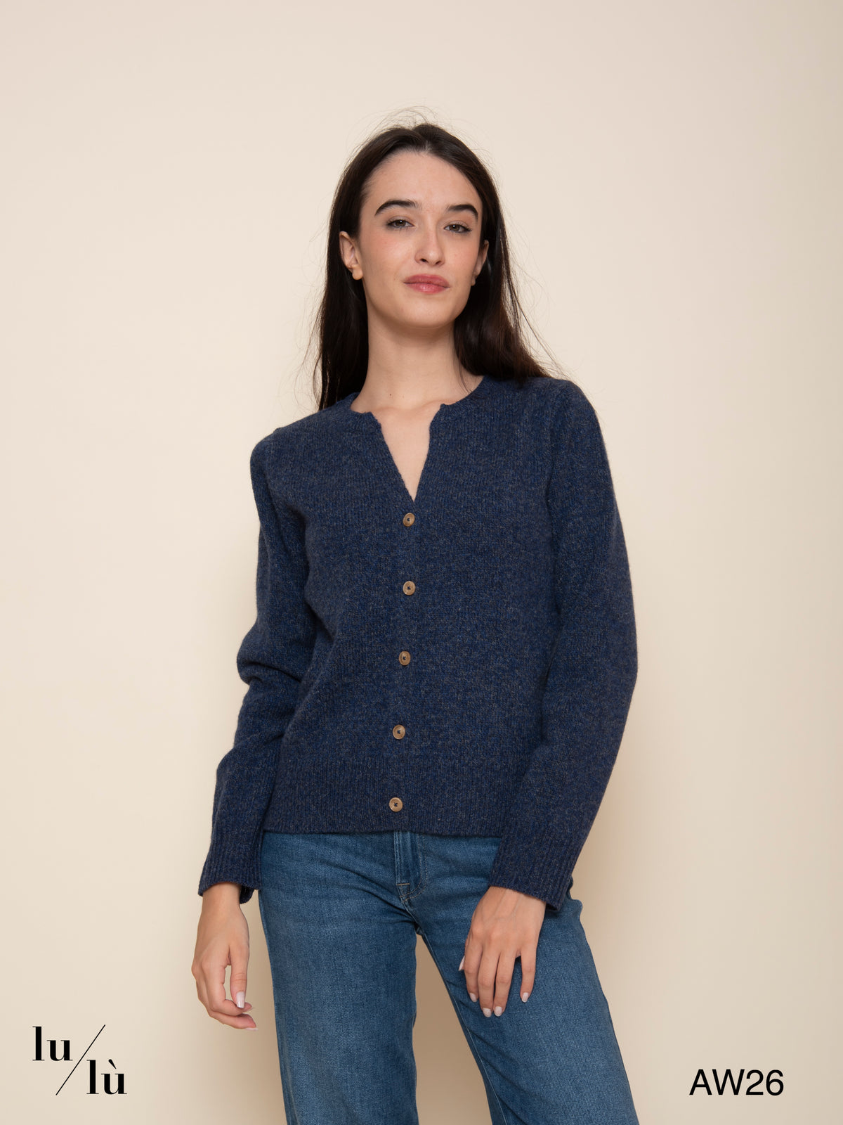 Tara - Cardigan 100% lana