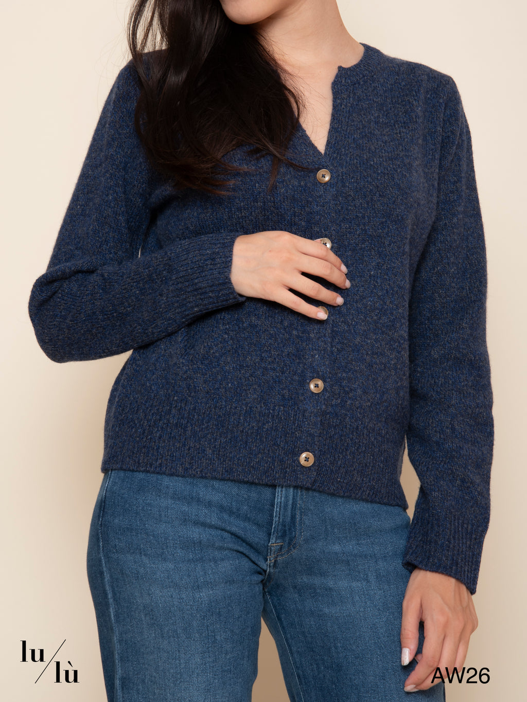 Tara - Cardigan 100% lana