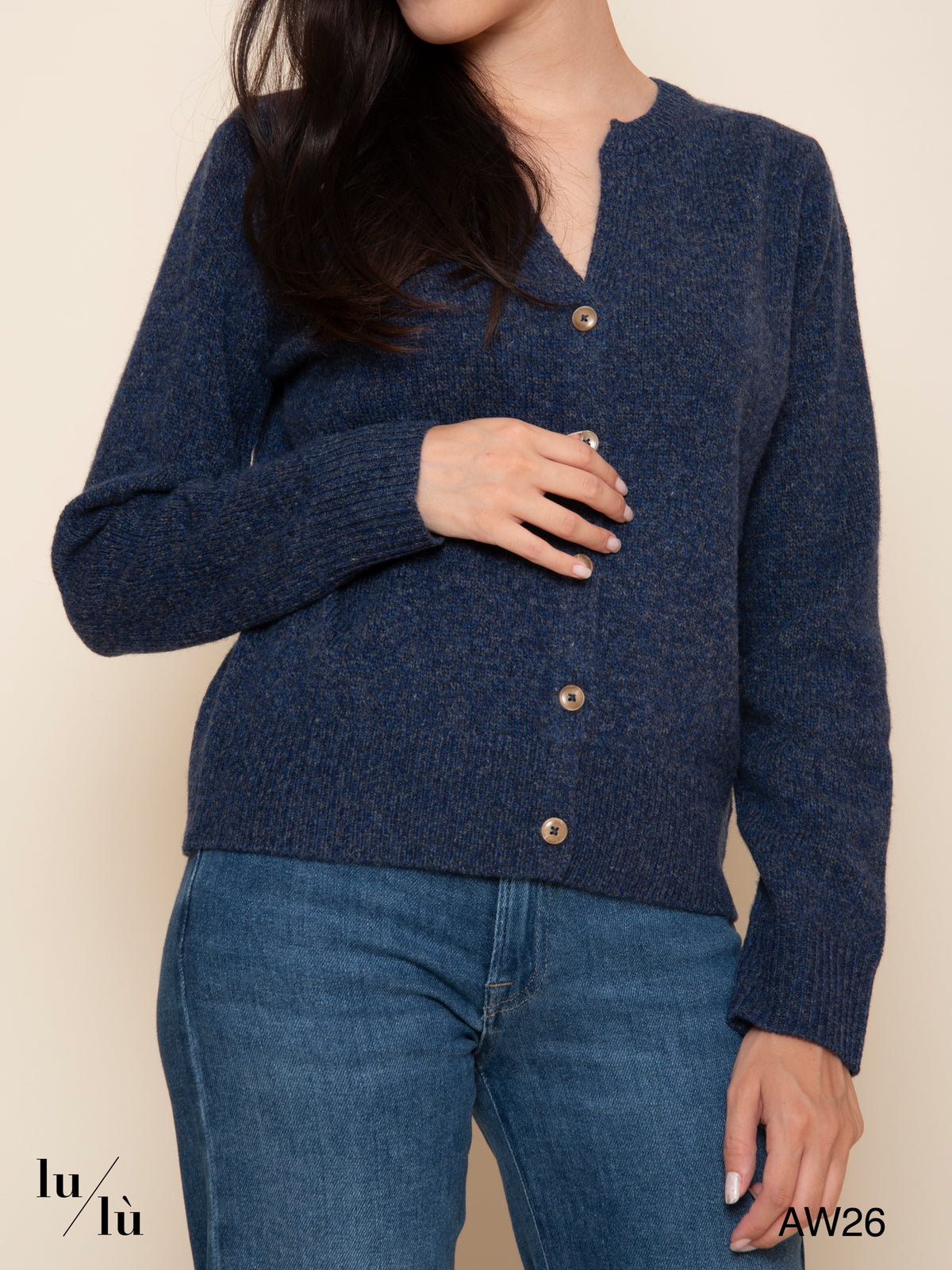 Tara - Cardigan 100% lana