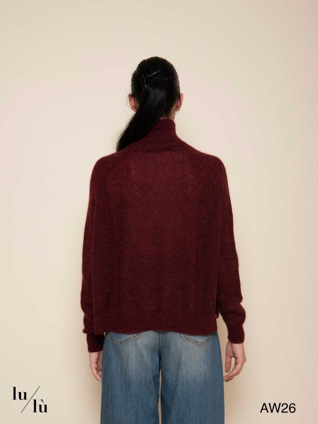 Elena - Dolcevita in alpaca e Super Kid Mohair
