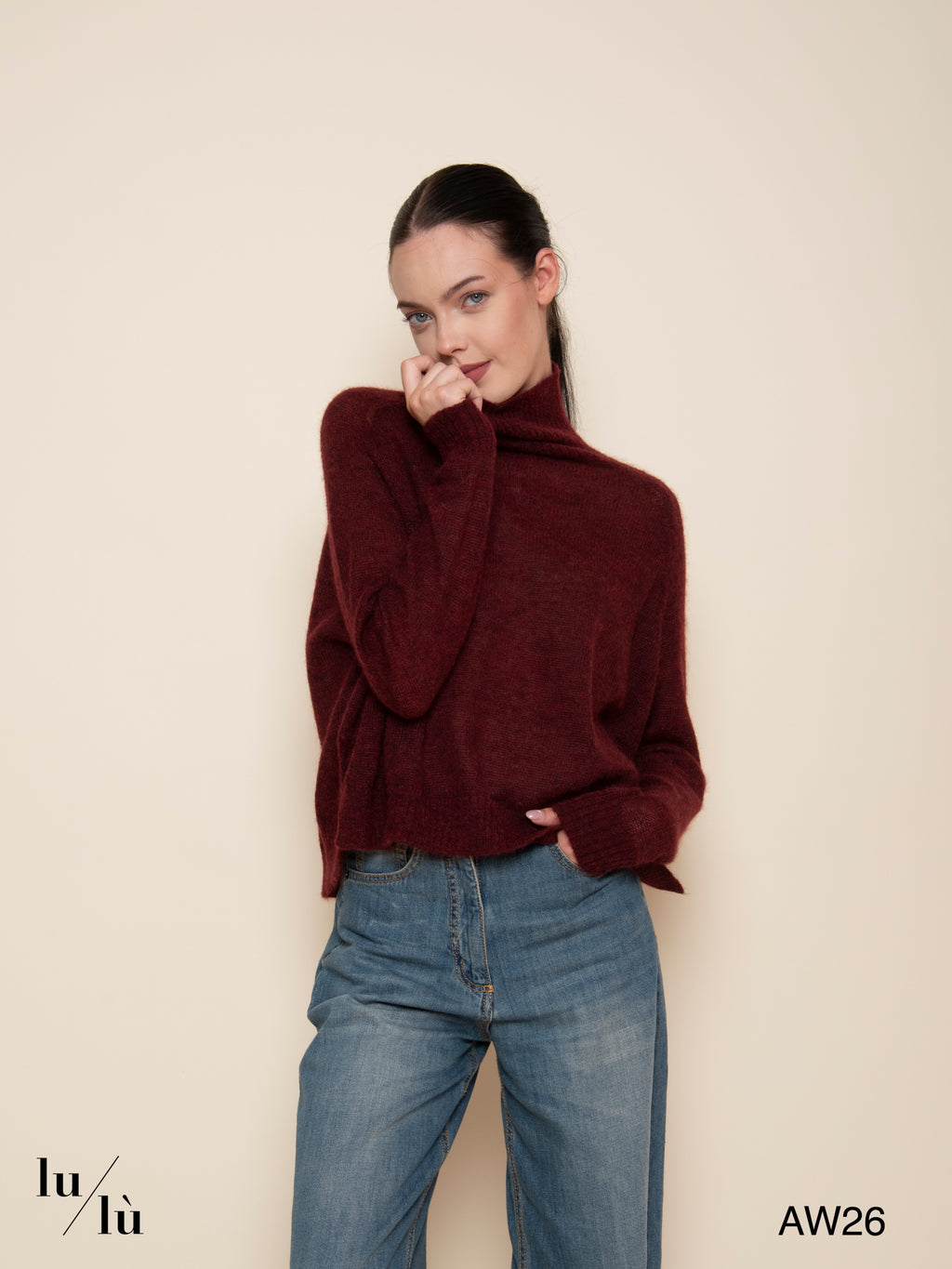 Elena - Dolcevita in alpaca e Super Kid Mohair