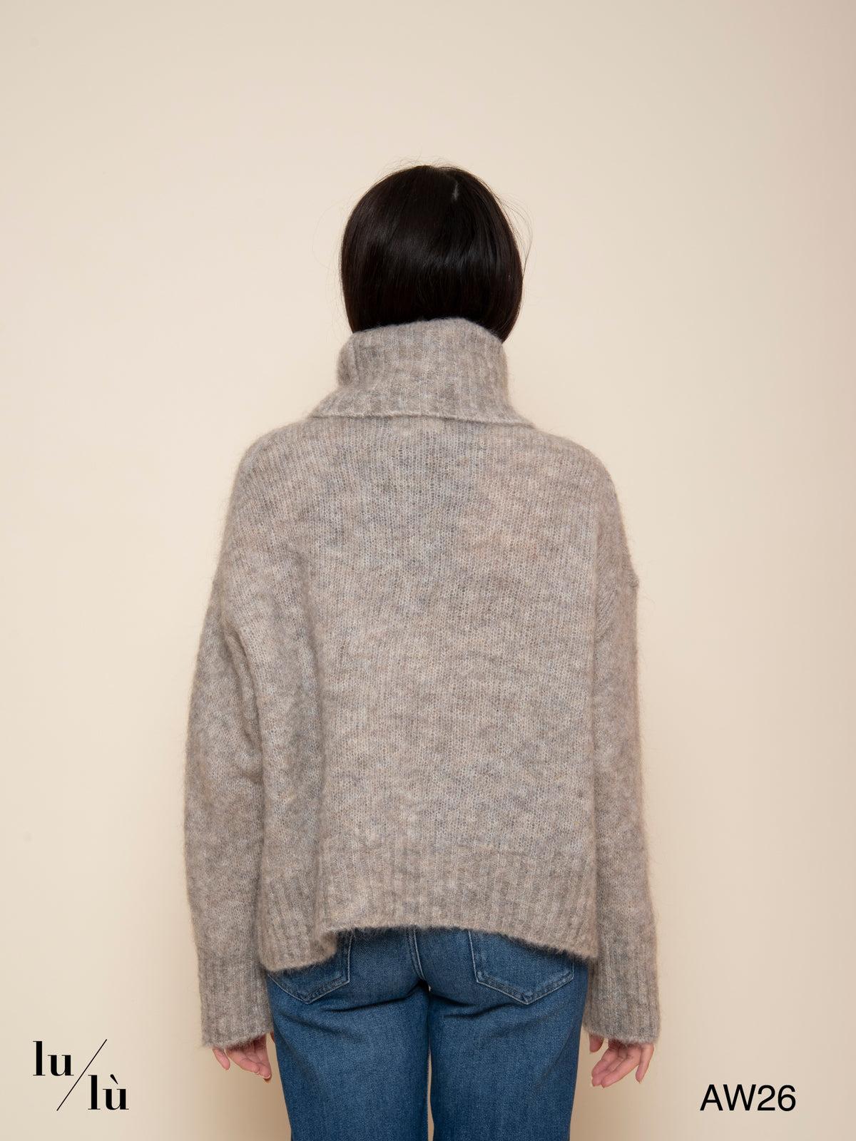 Alira - Maglia oversize in kid mohair e lana