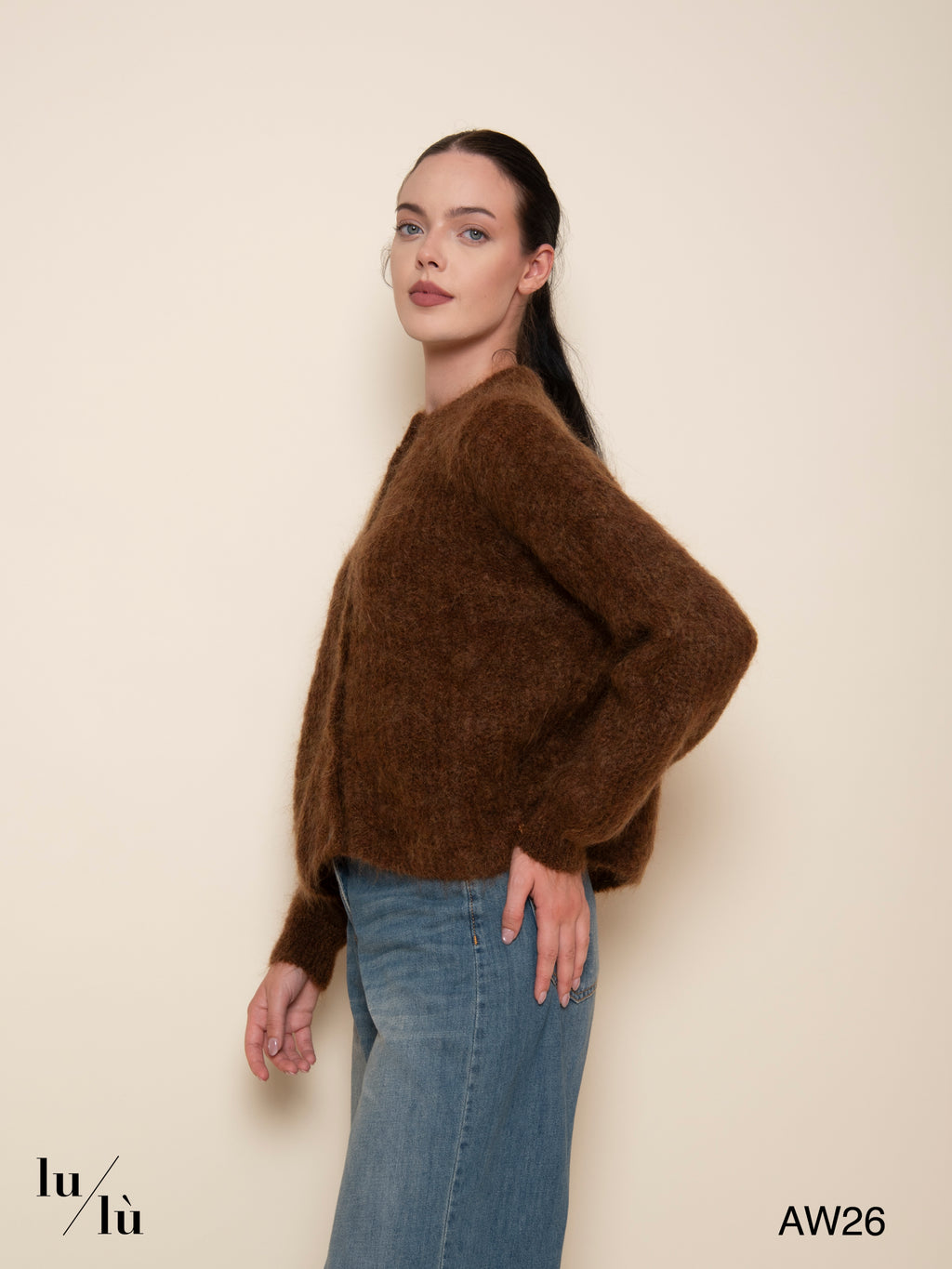 Alma - Cardigan in kid mohair