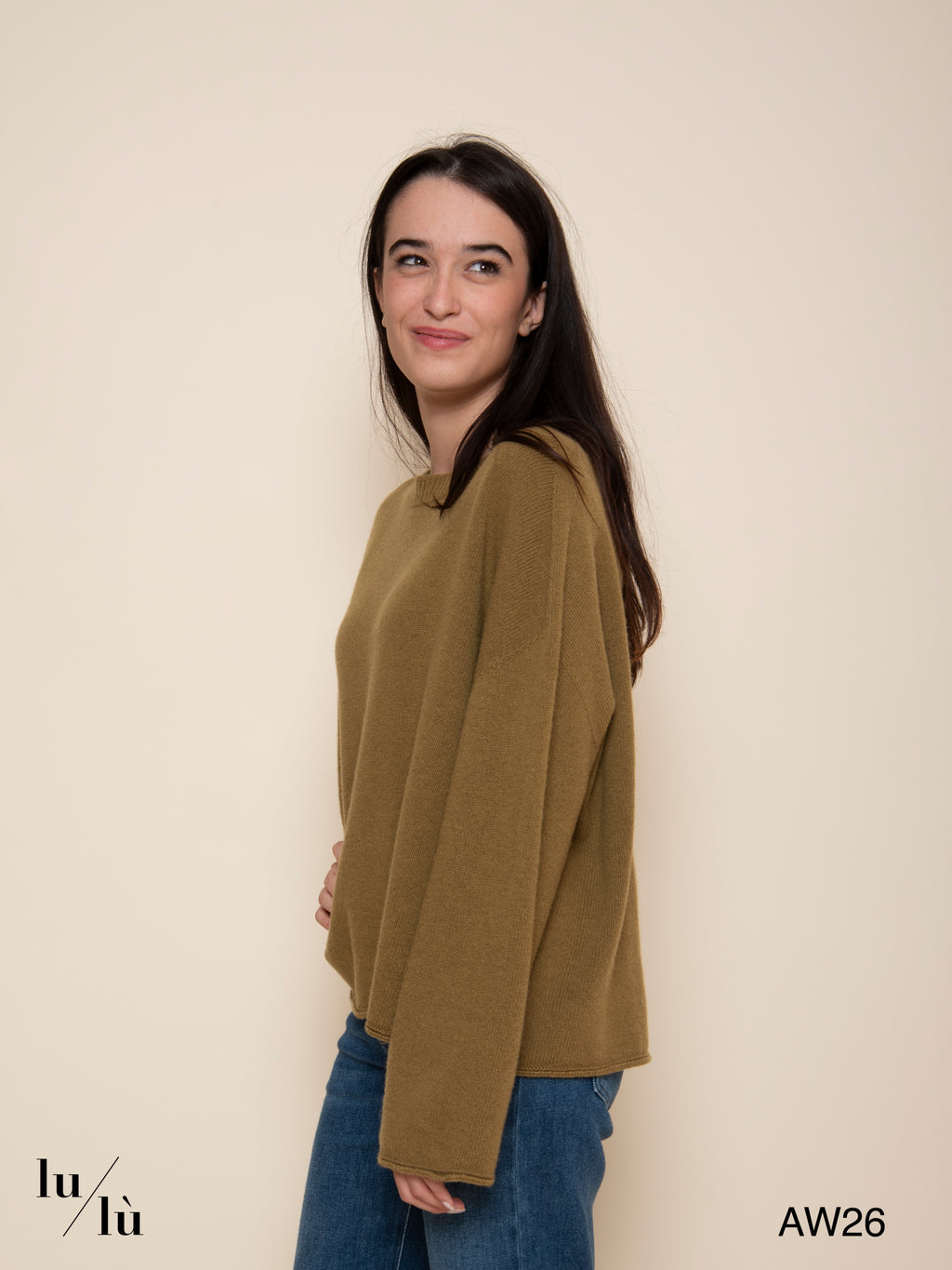 Vanessa - Maglia oversize in 100% lana