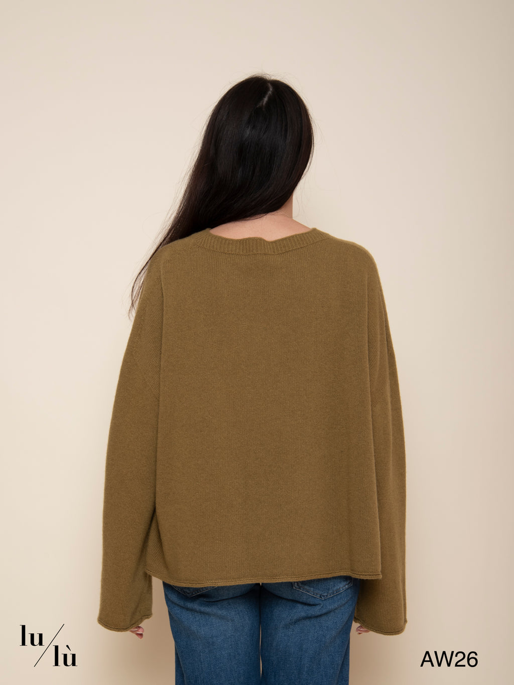 Vanessa - Maglia oversize in 100% lana