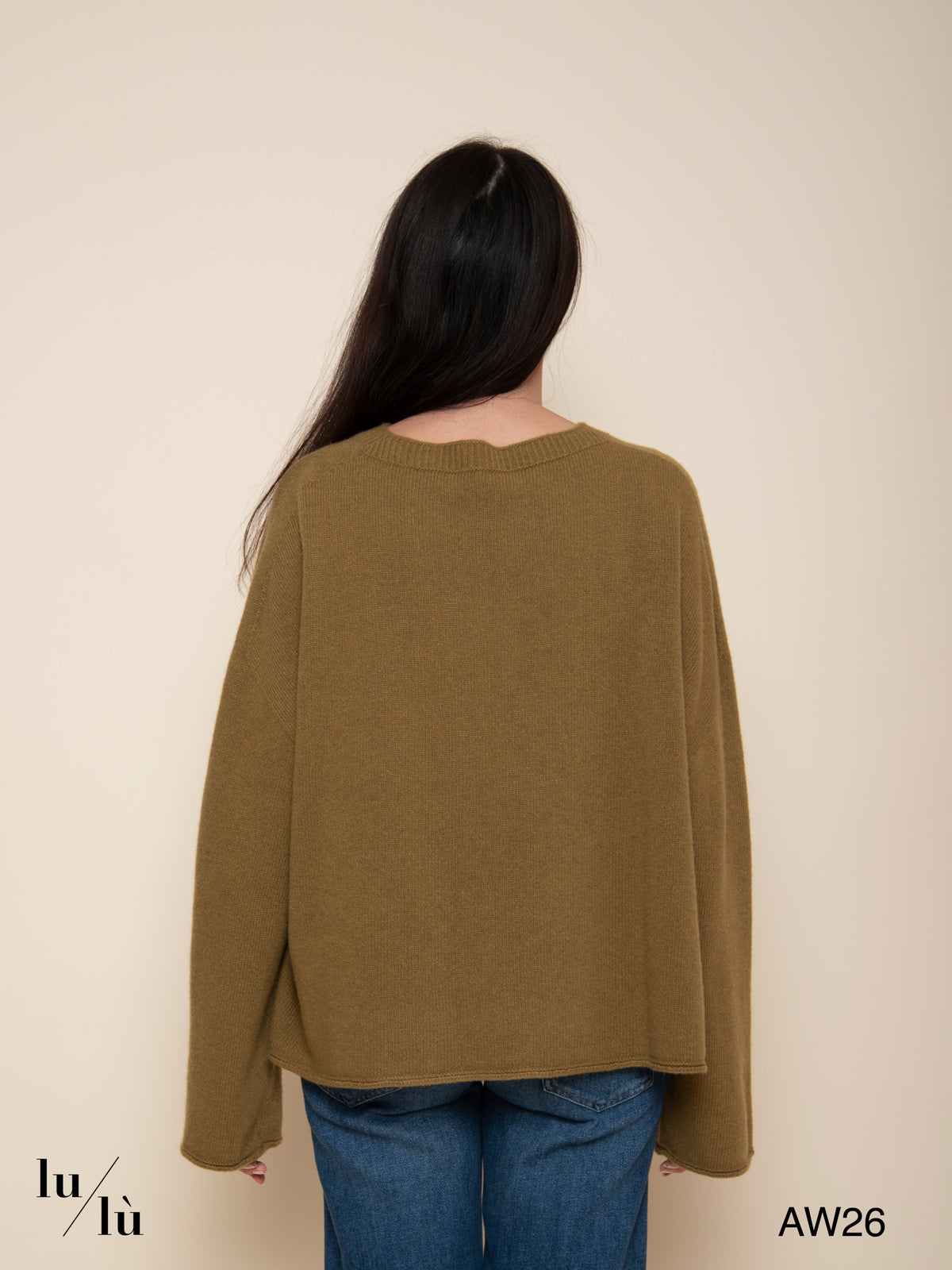 Vanessa - Maglia oversize in 100% lana