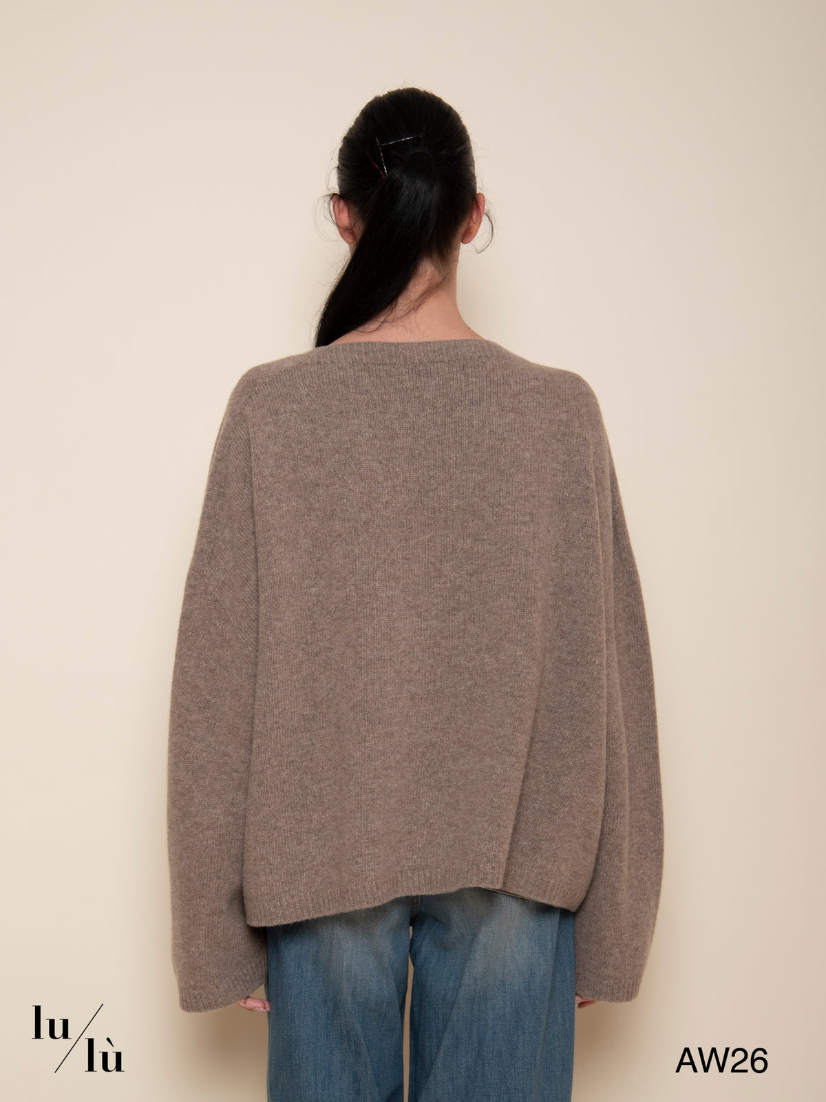 Vanina - Maglia a scatola in 100% lana