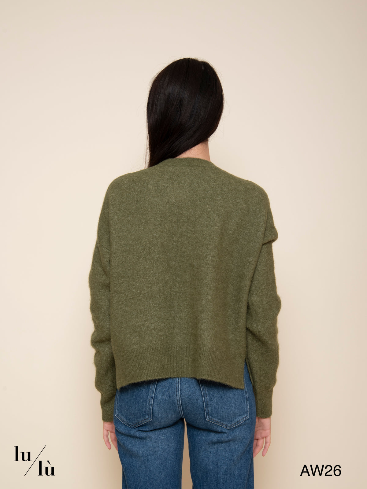 Mila - Cardigan in misto alpaca e lana